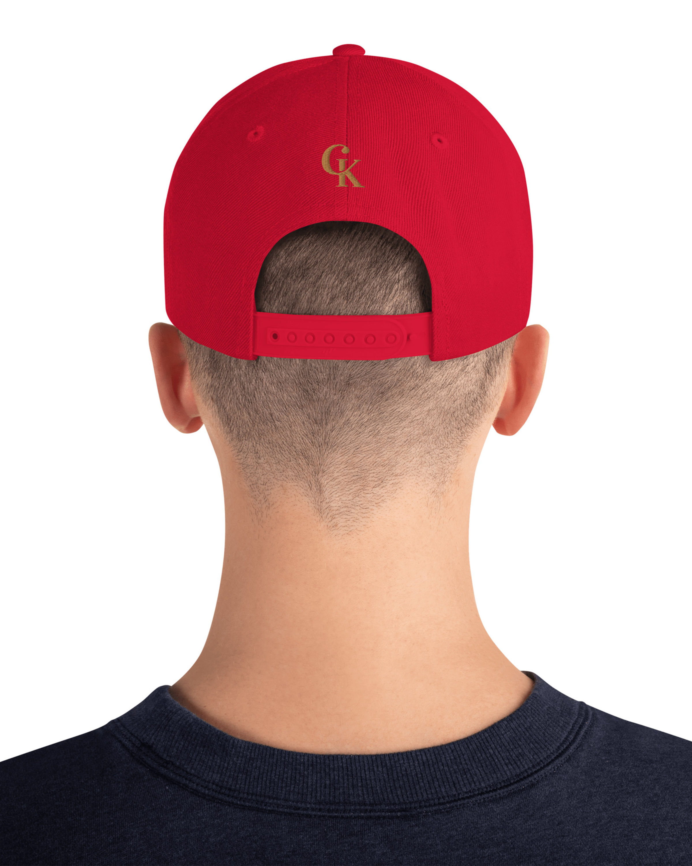 Casquette snapback classique rouge - Mahé#couleur_rouge