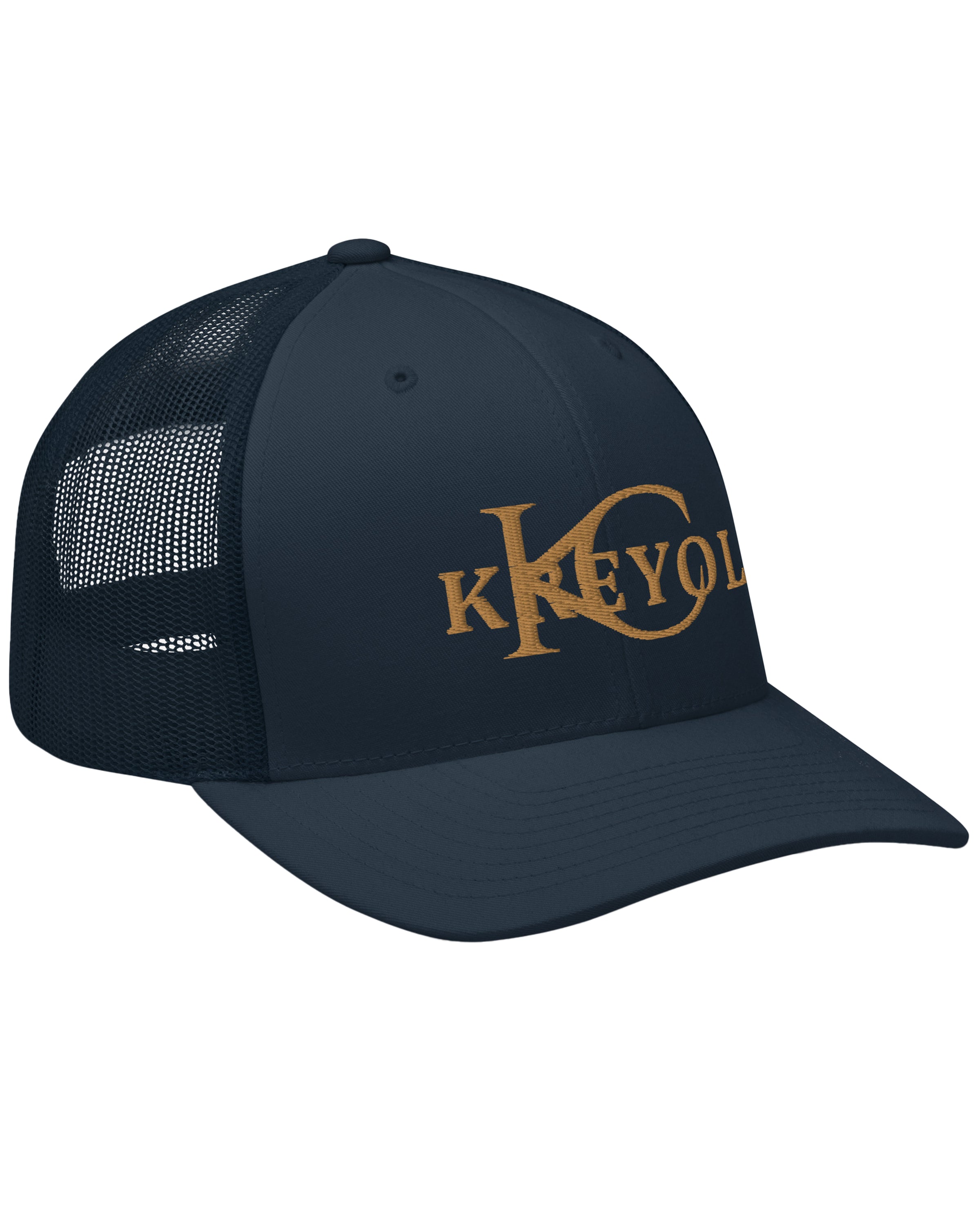 Casquette trucker rétro bleu marine - Frache