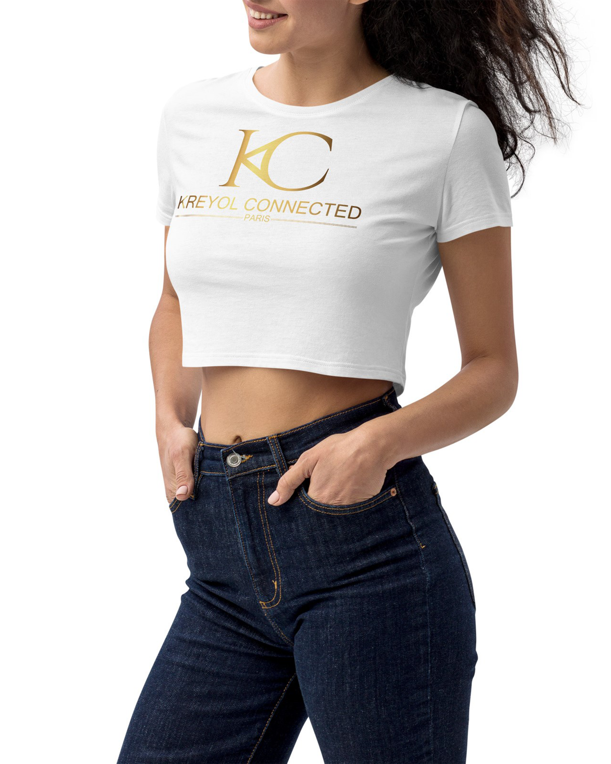 Crop top bio blanc - Belline#couleur_blanc