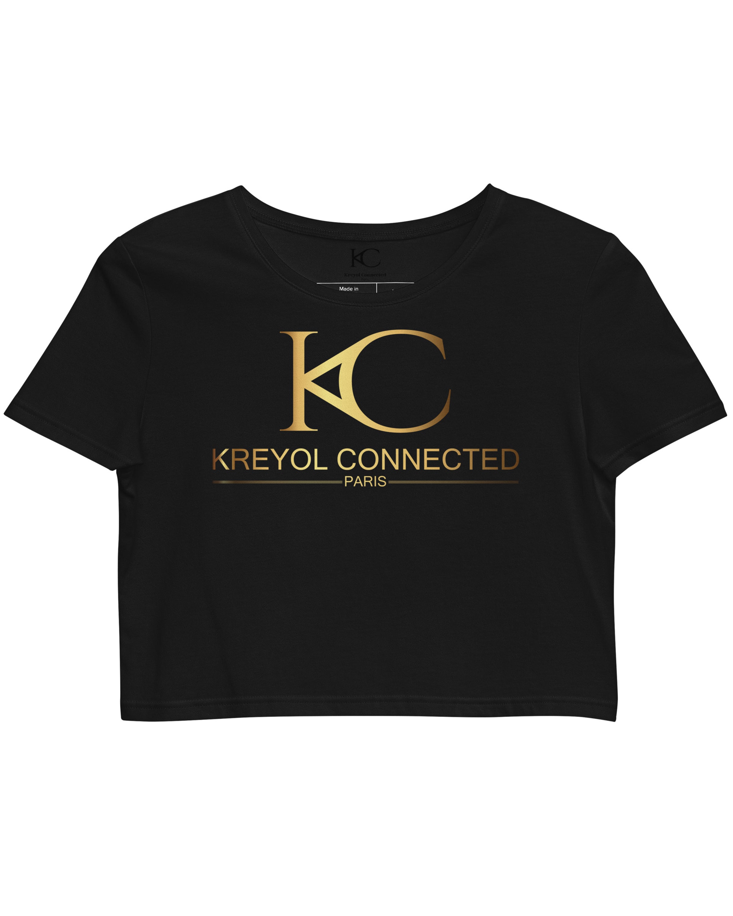 Crop top bio noir - Belline#couleur_noir