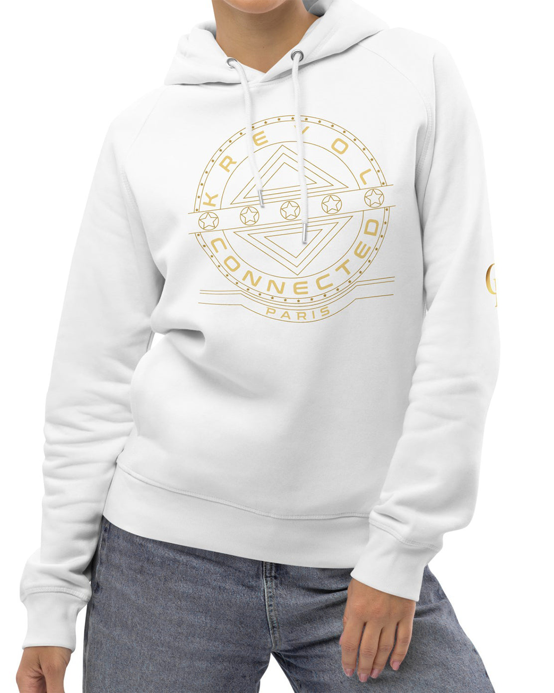 Hoodie écologique unisexe blanc - Bella Vista#couleur_blanc