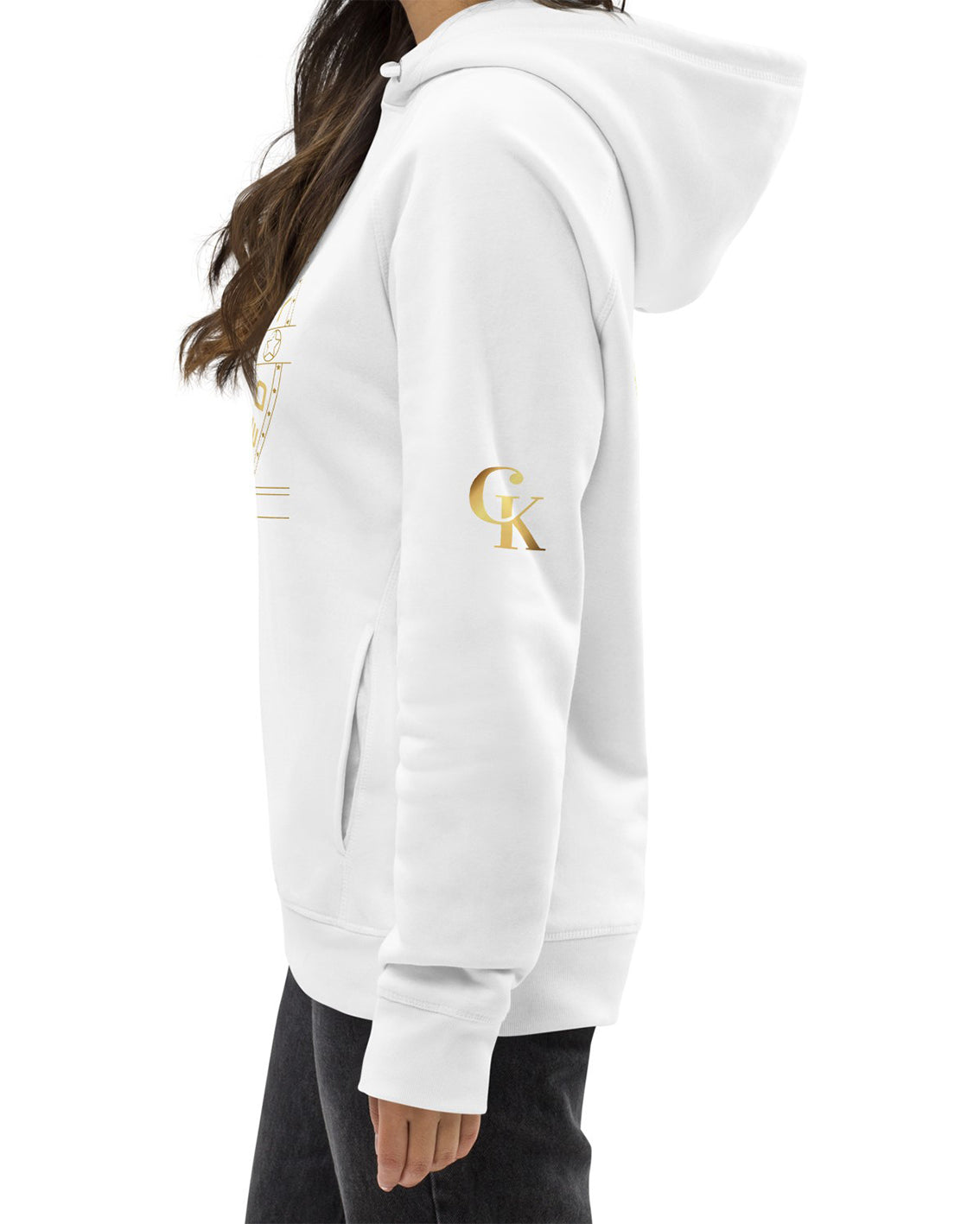 Hoodie écologique unisexe blanc - Bella Vista#couleur_blanc