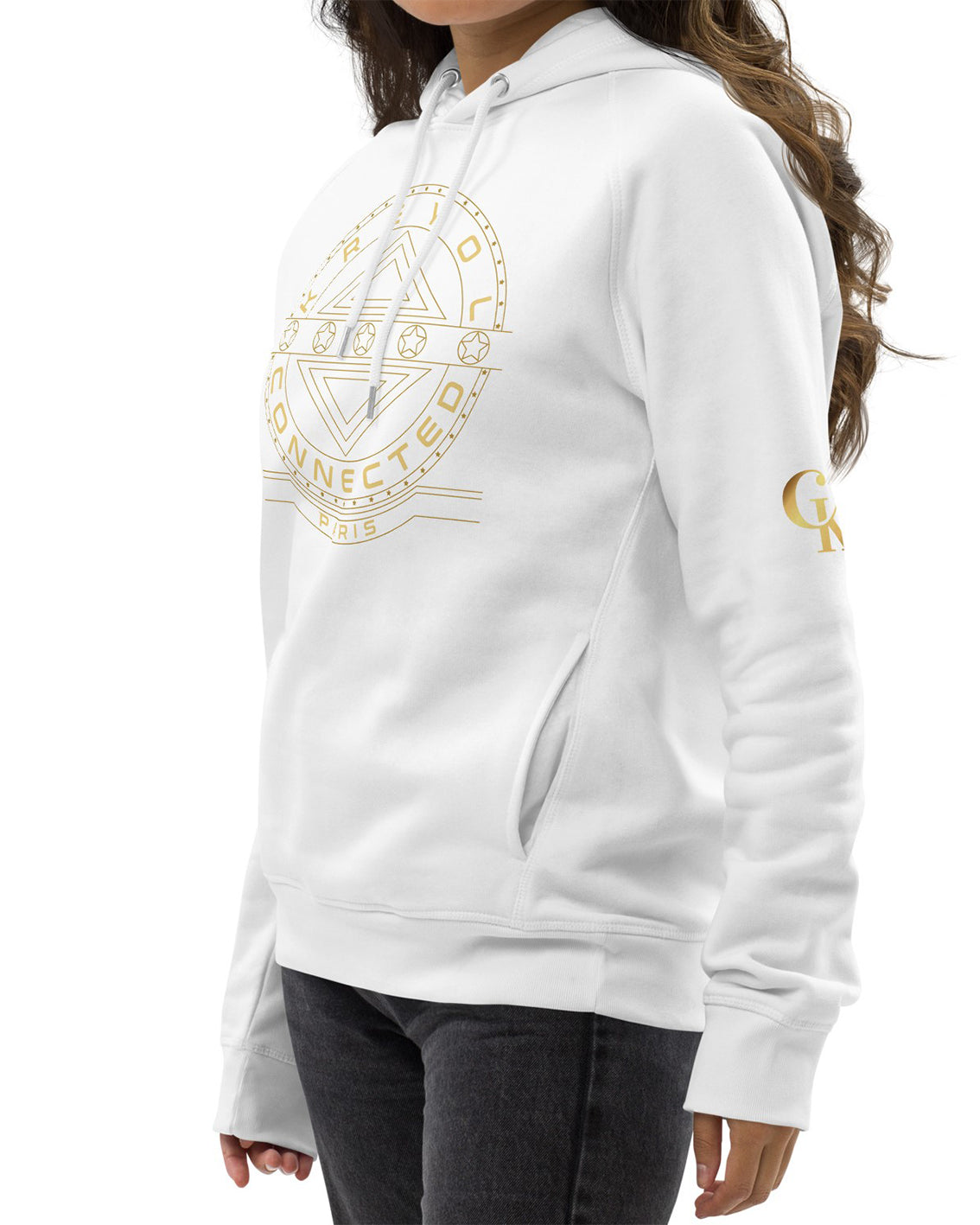 Hoodie écologique unisexe blanc - Bella Vista#couleur_blanc