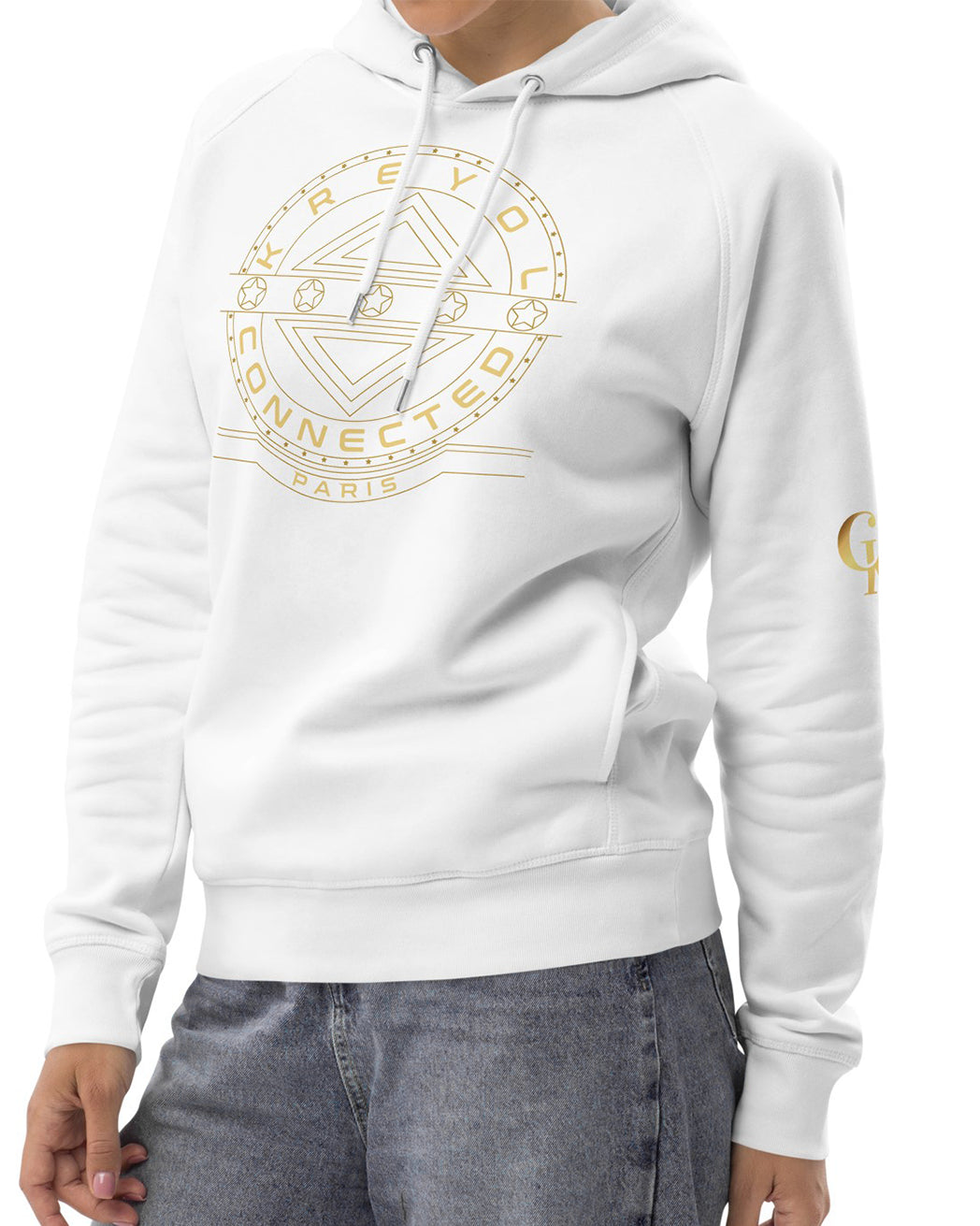 Hoodie écologique unisexe blanc - Bella Vista#couleur_blanc