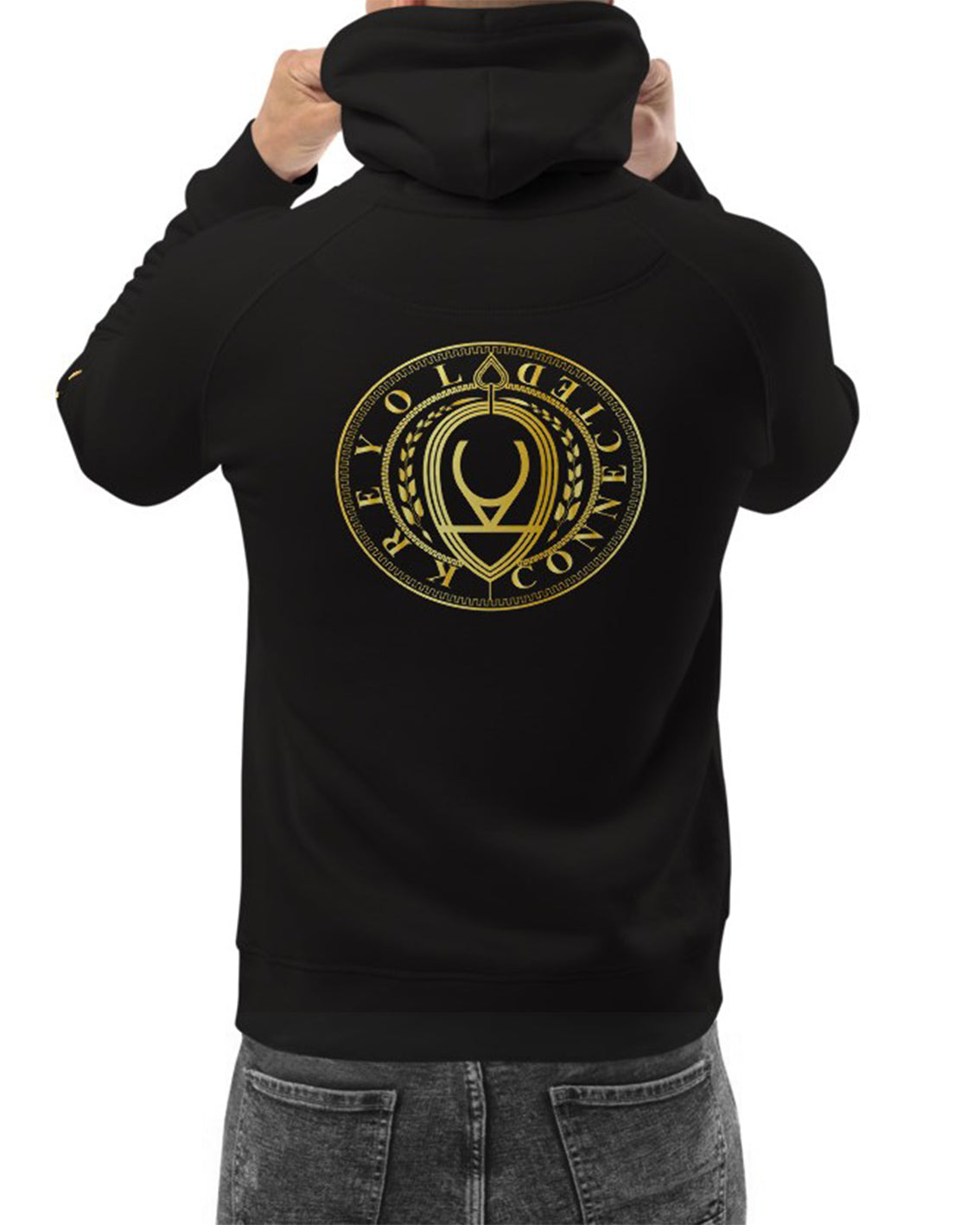 Hoodie écologique unisexe noir - Bella Vista#couleur_noir