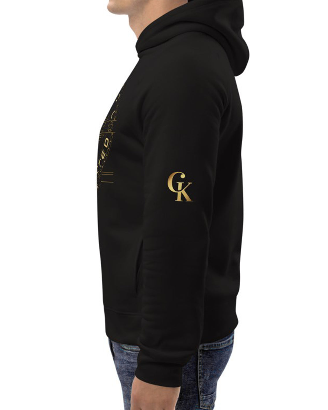 Hoodie écologique unisexe noir - Bella Vista#couleur_noir