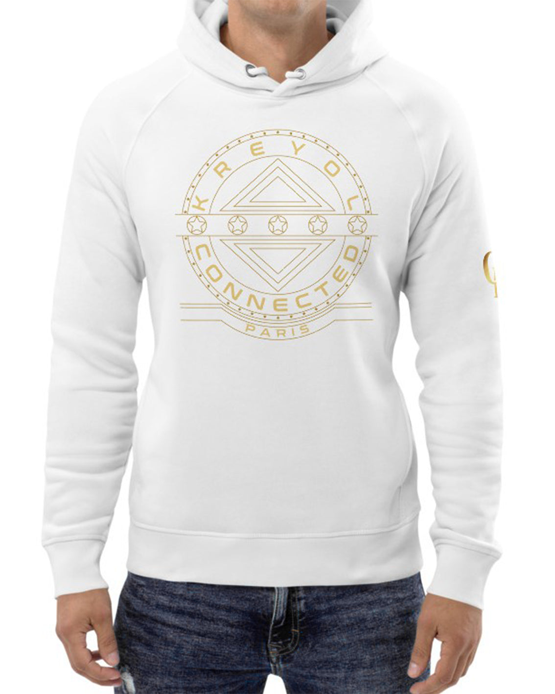 Hoodie écologique unisexe blanc - Bella Vista#couleur_blanc