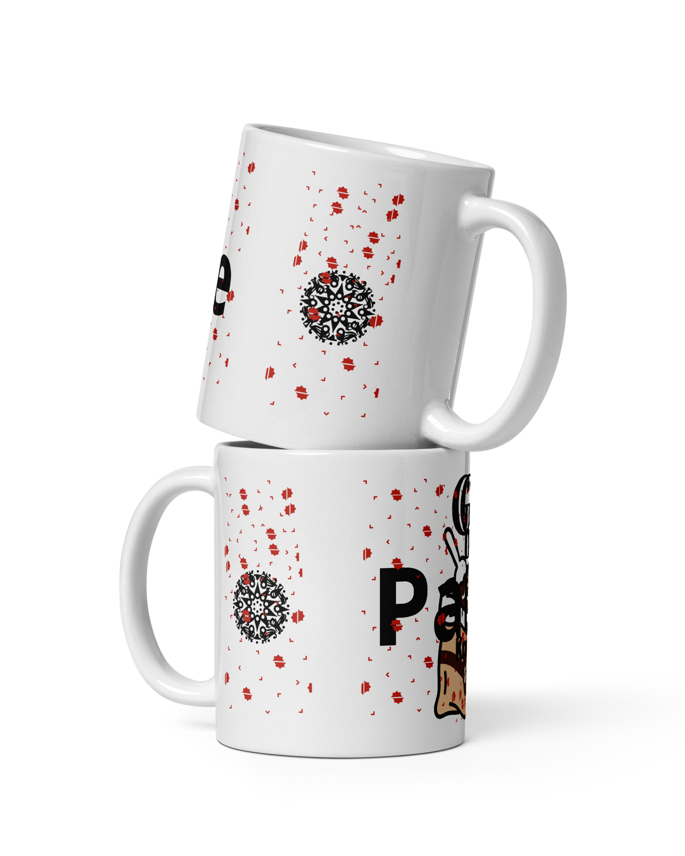 Mug blanc brillant - Pause Kreyol