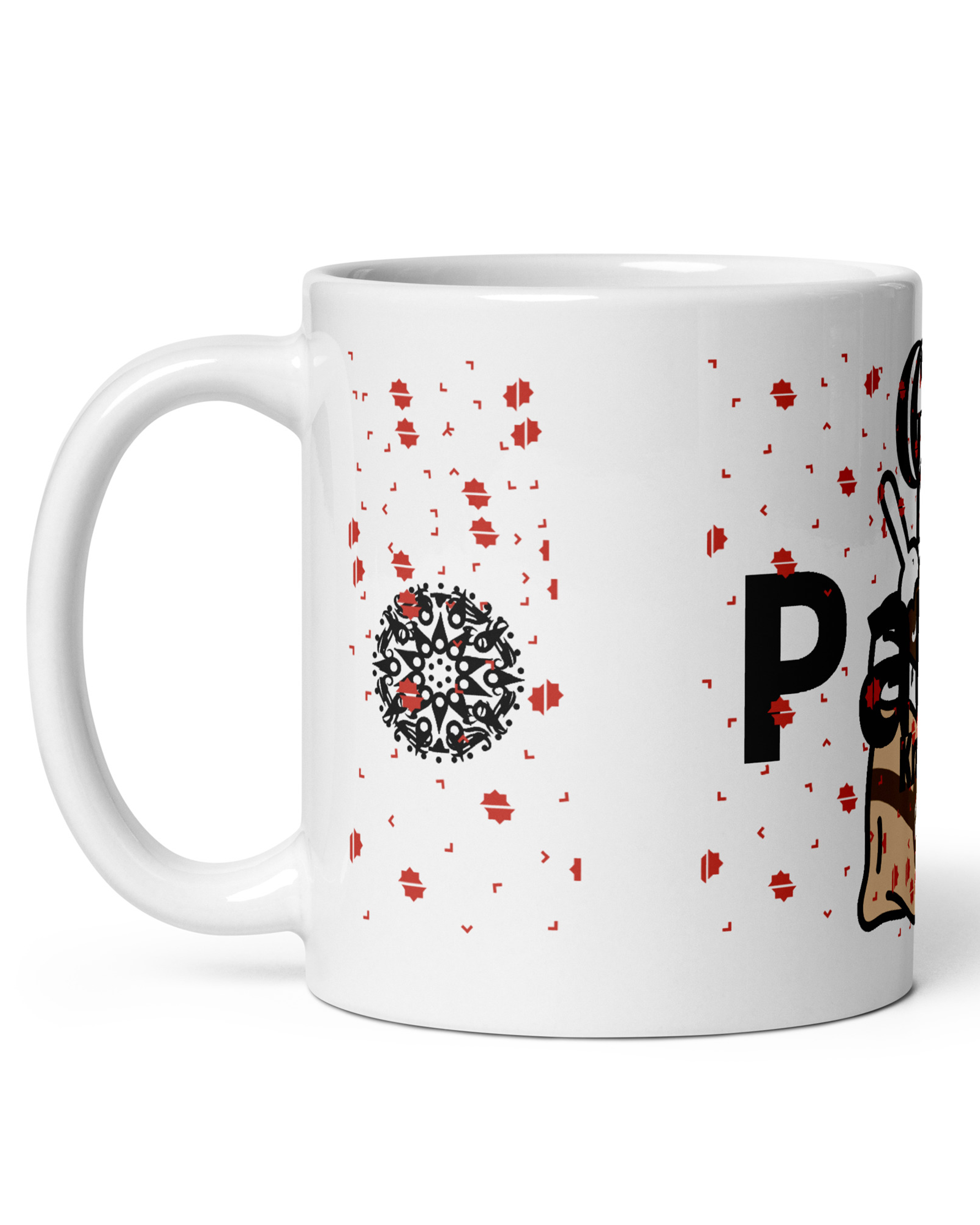 Mug blanc brillant - Pause Kreyol