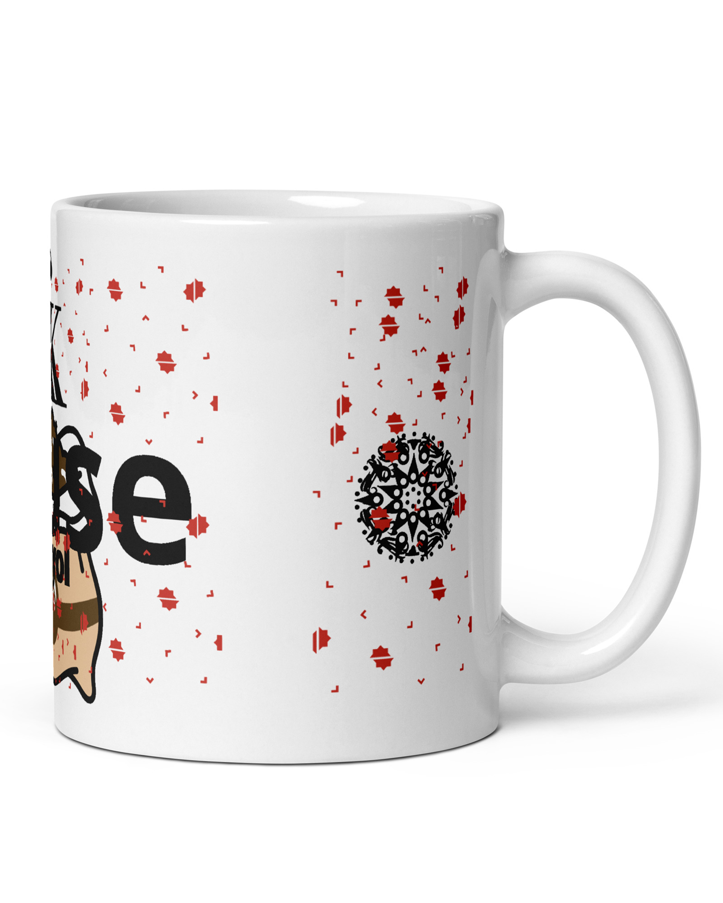 Mug blanc brillant - Pause Kreyol