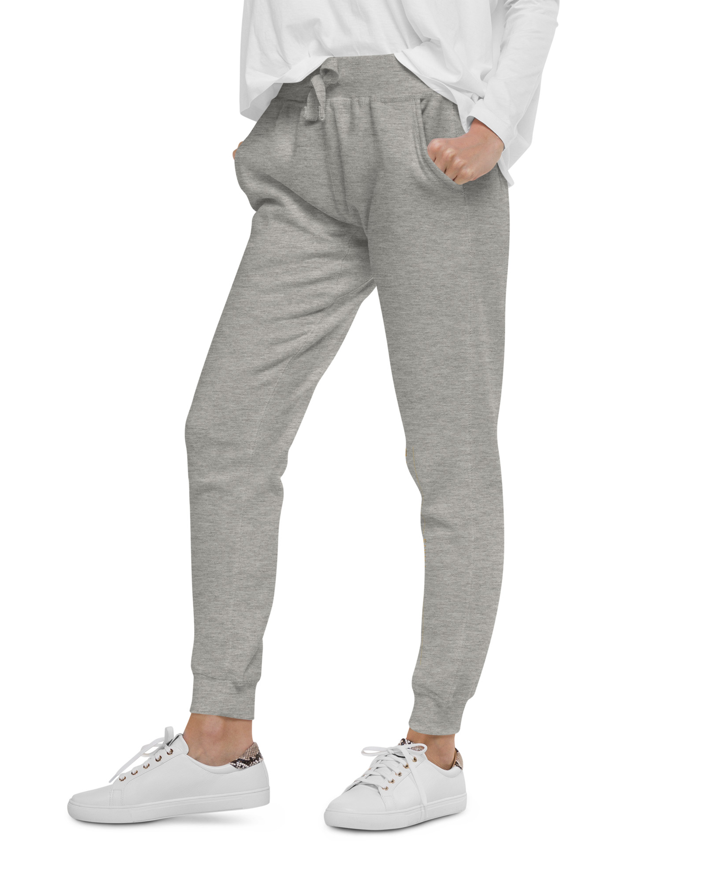 Pantalon de survêtement en molleton unisexe carbon grey - Tamarin
