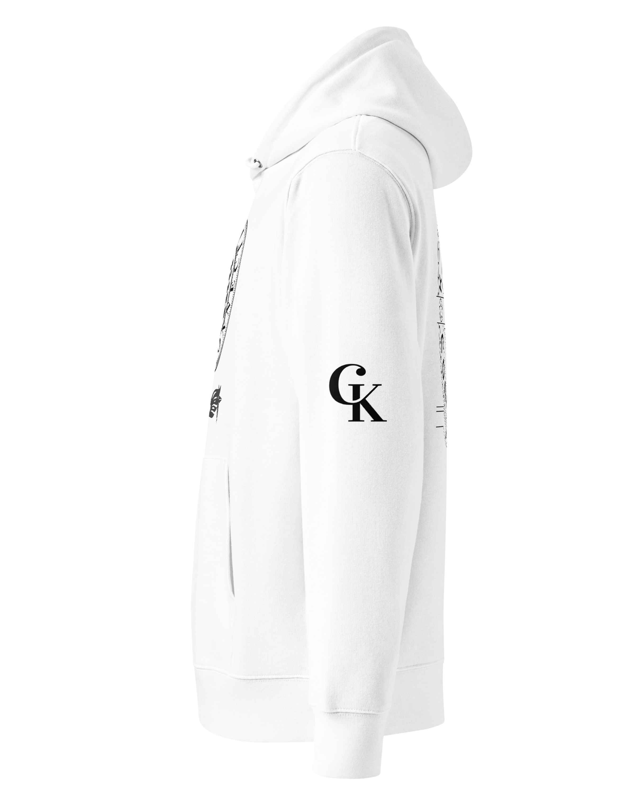 Sweat à capuche tendance - Hillaby | Unisexe#couleur_blanc