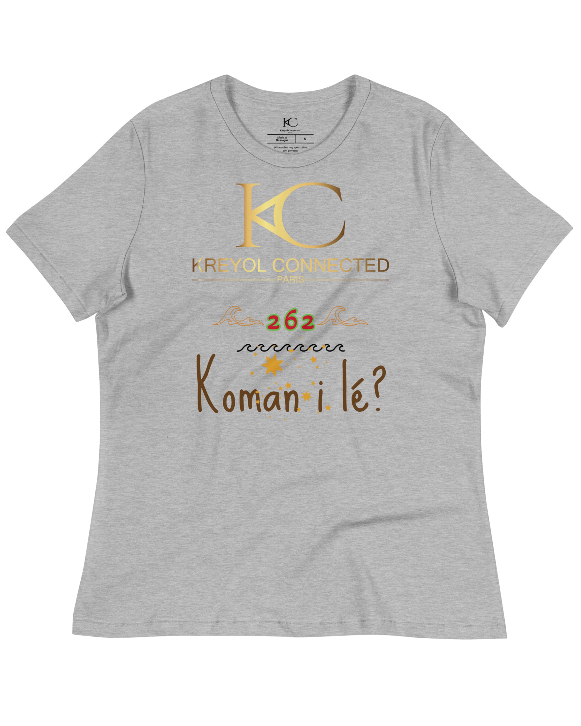 T-shirt décontracté femme - Koman i lé