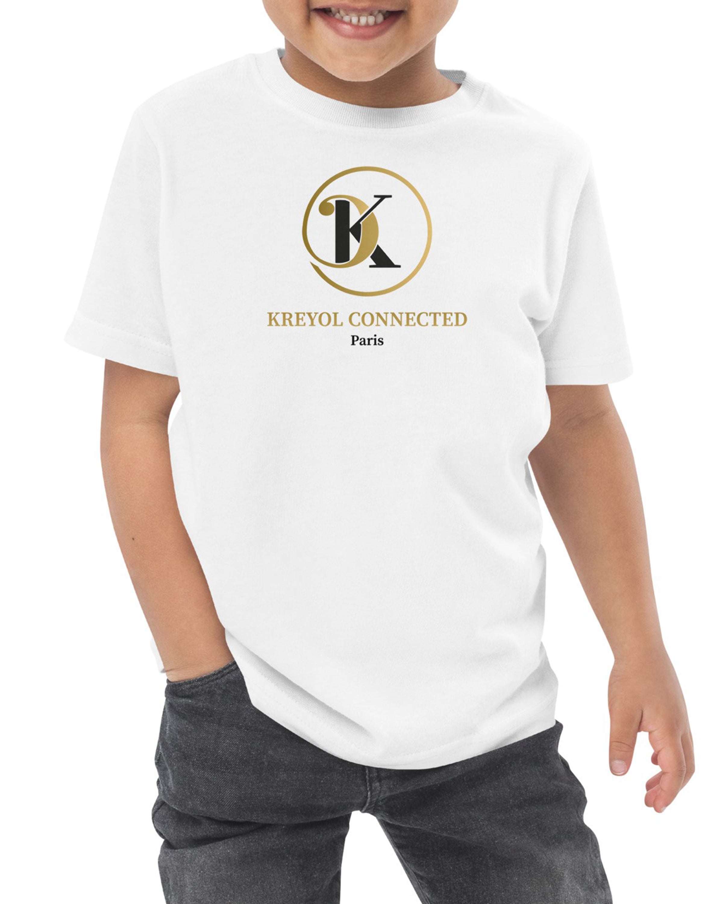 T-shirt en jersey enfant blanc - Bambou#couleur_blanc