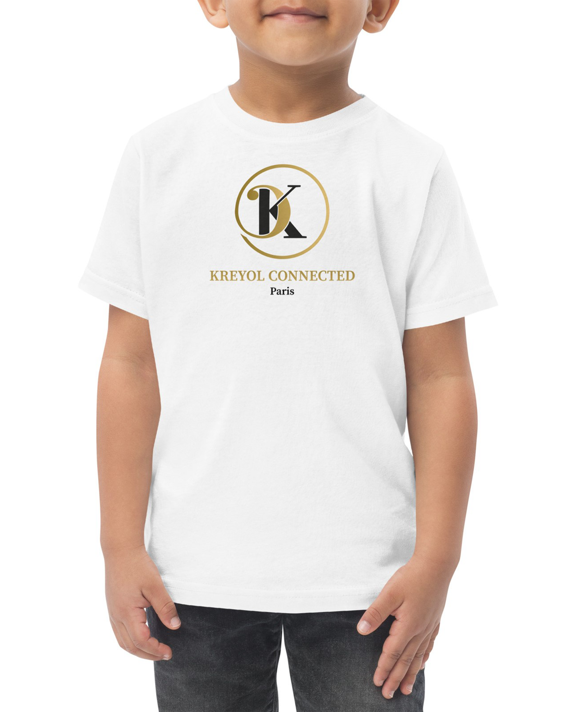 T-shirt en jersey enfant blanc - Bambou#couleur_blanc