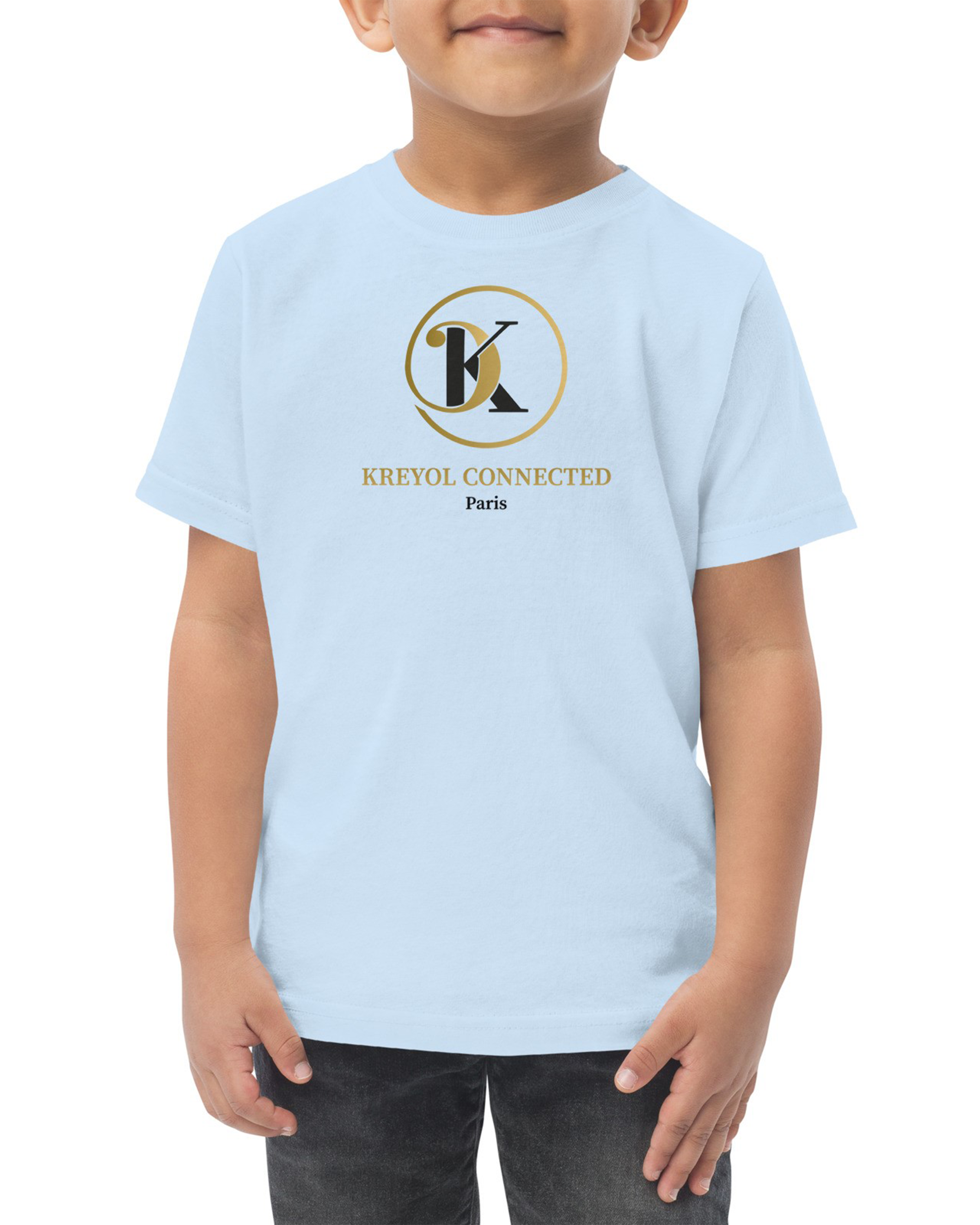 T-shirt en jersey enfant bleu clair - Bambou#couleur_bleu clair