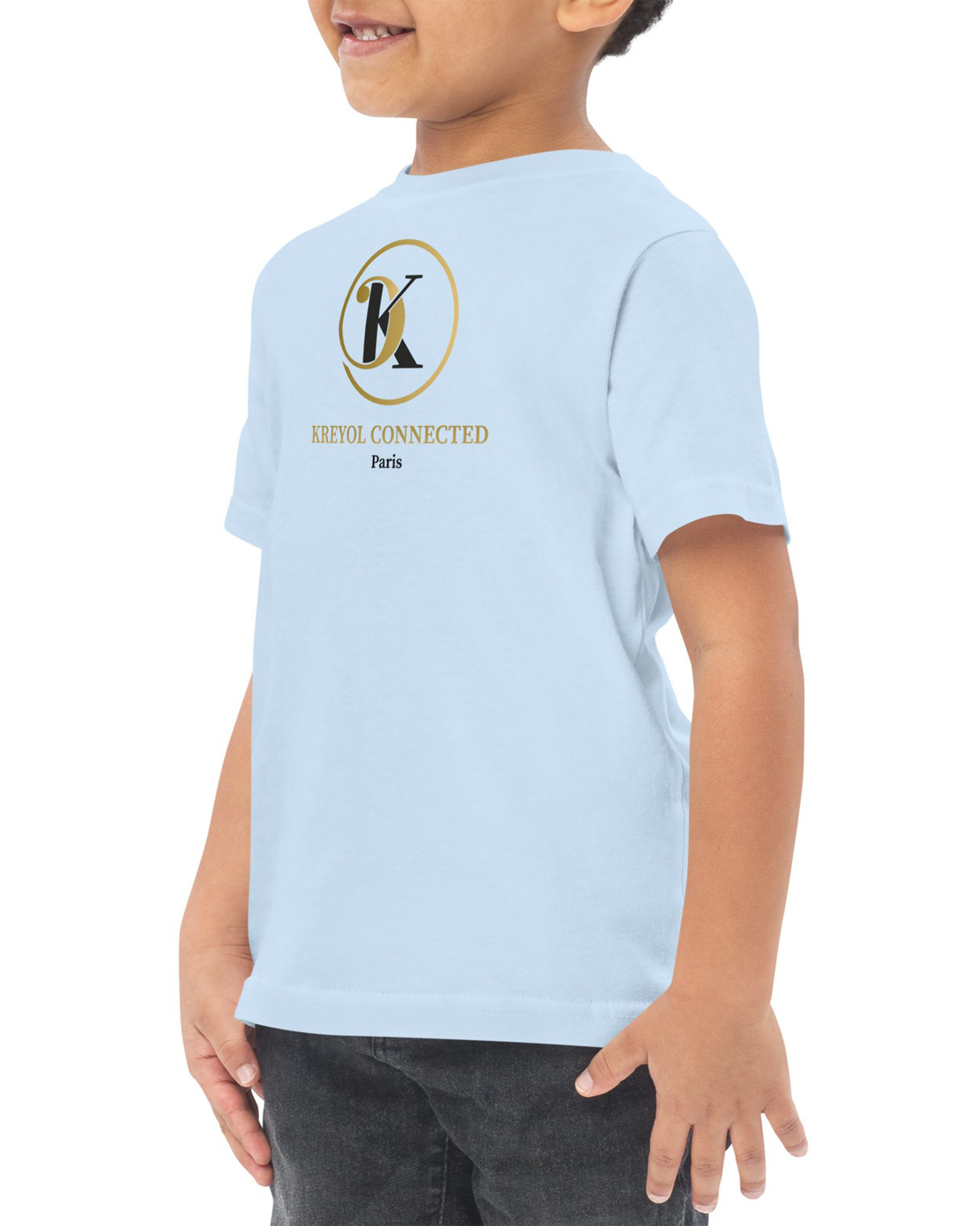 T-shirt en jersey enfant bleu clair - Bambou#couleur_bleu clair