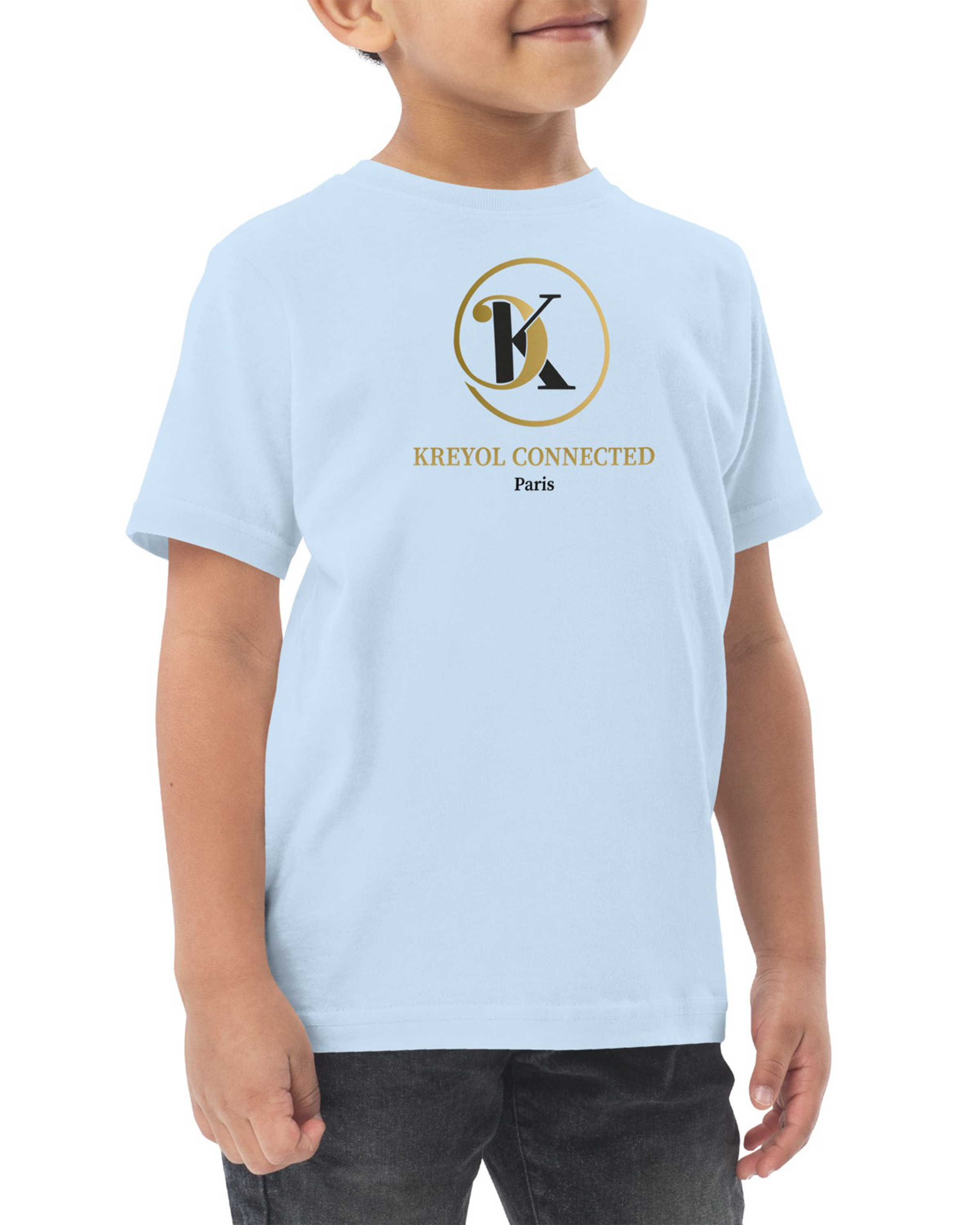 T-shirt en jersey enfant bleu clair - Bambou#couleur_bleu clair