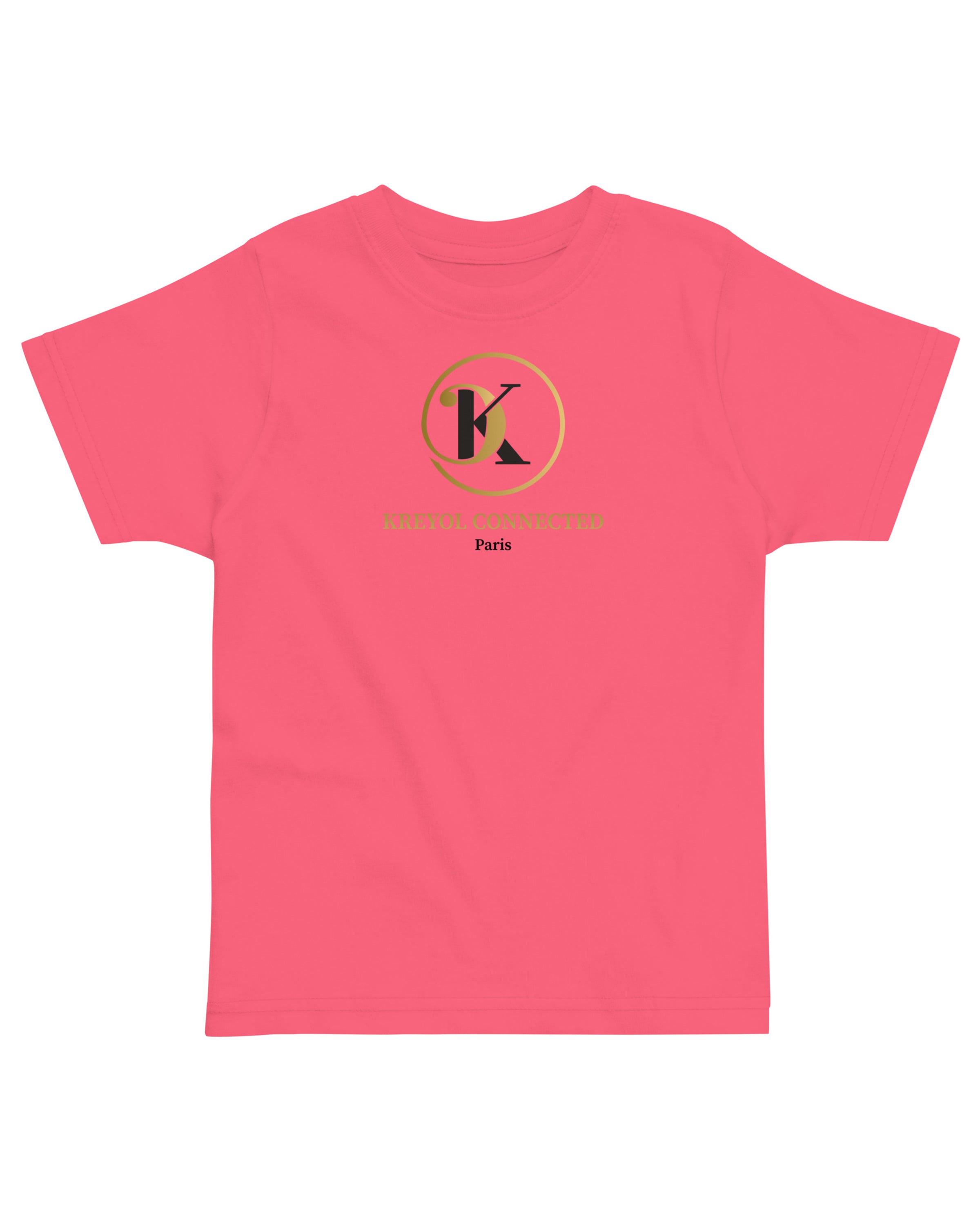 T-shirt en jersey enfant rose vif - Bambou#couleur_rose vif