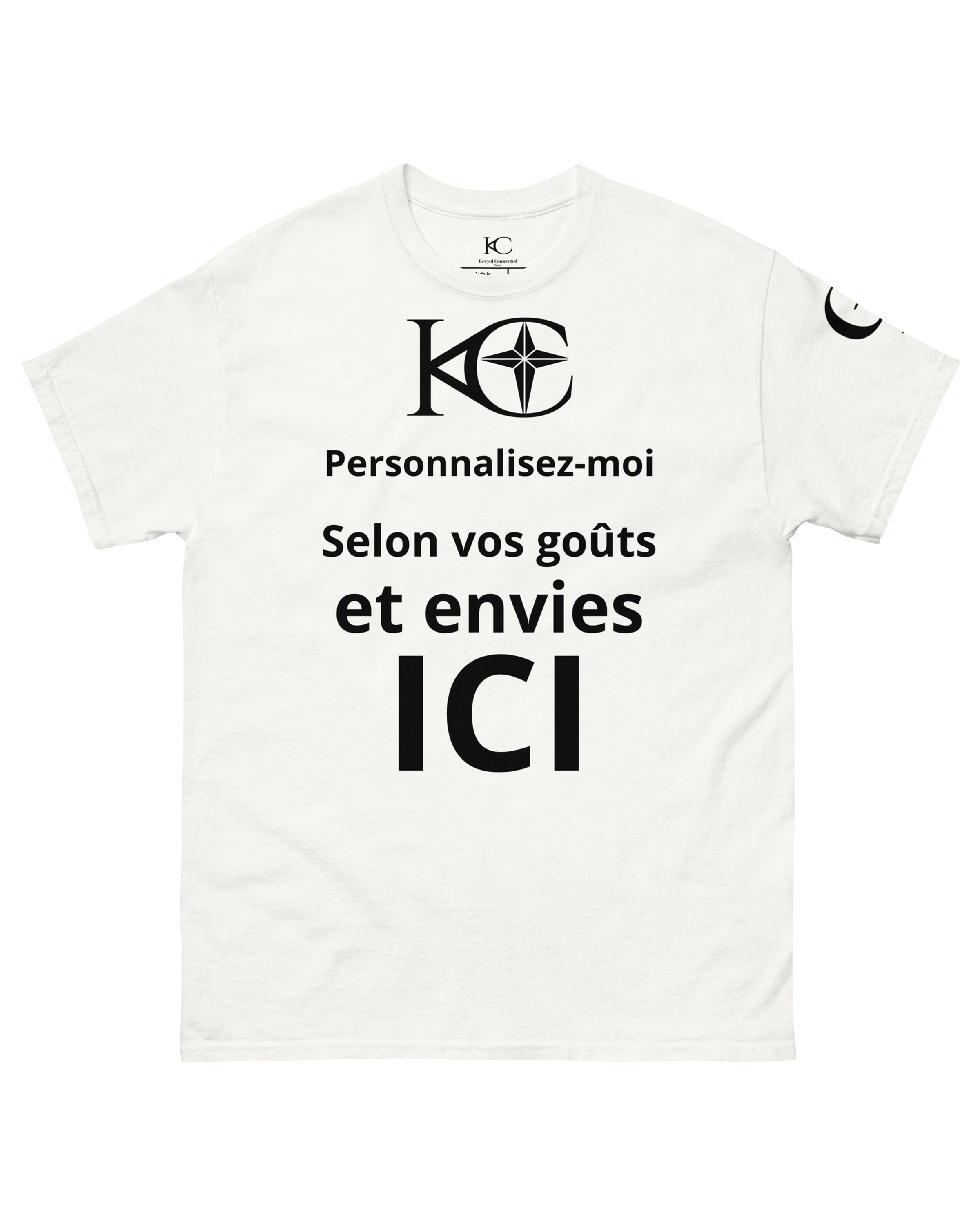 T-shirt homme à Manches Courtes Premium blanc - Baila - Personnalisable#couleur_blanc