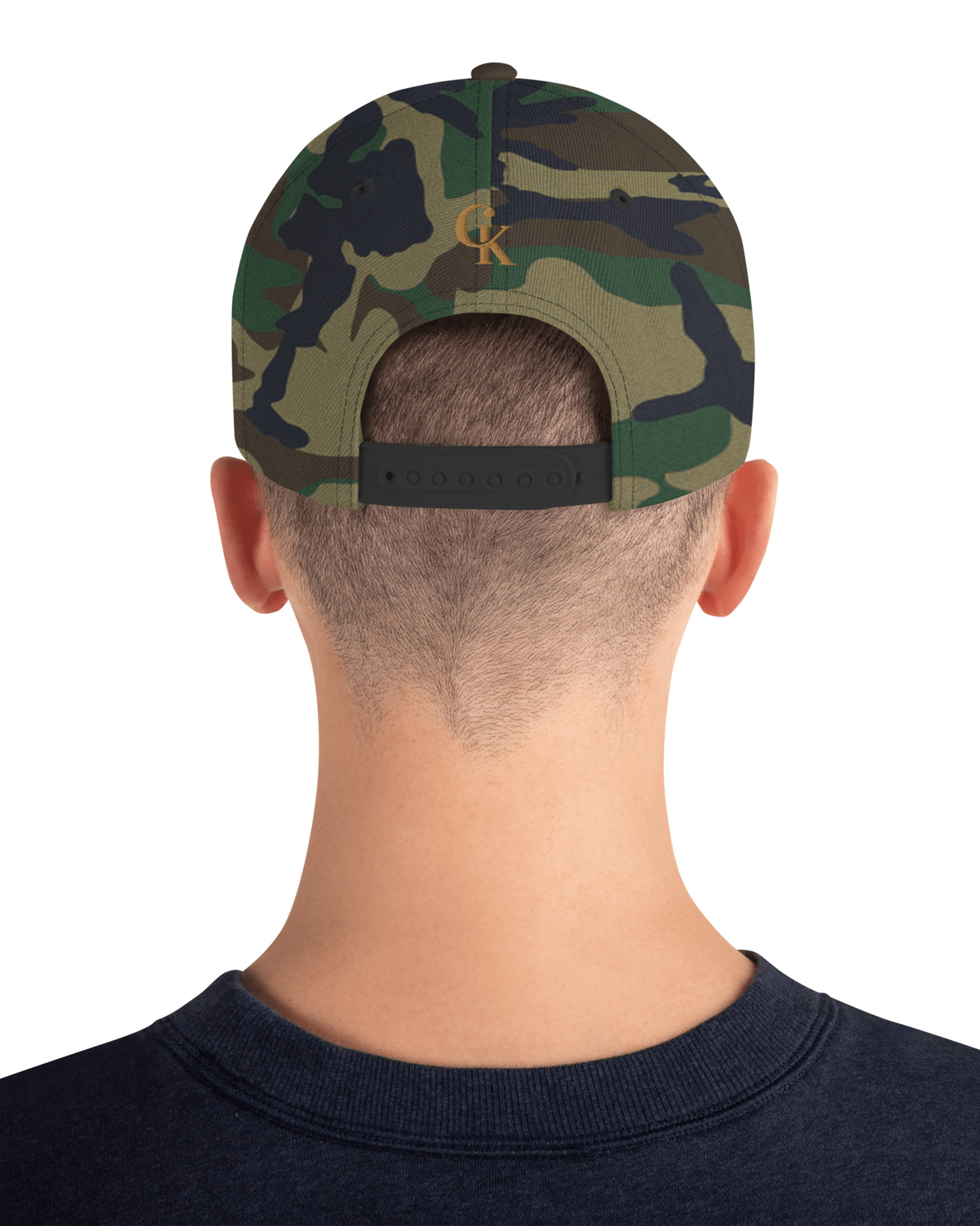 Casquette snapback classique camouflage vert - Mahé#couleur_camouflage vert