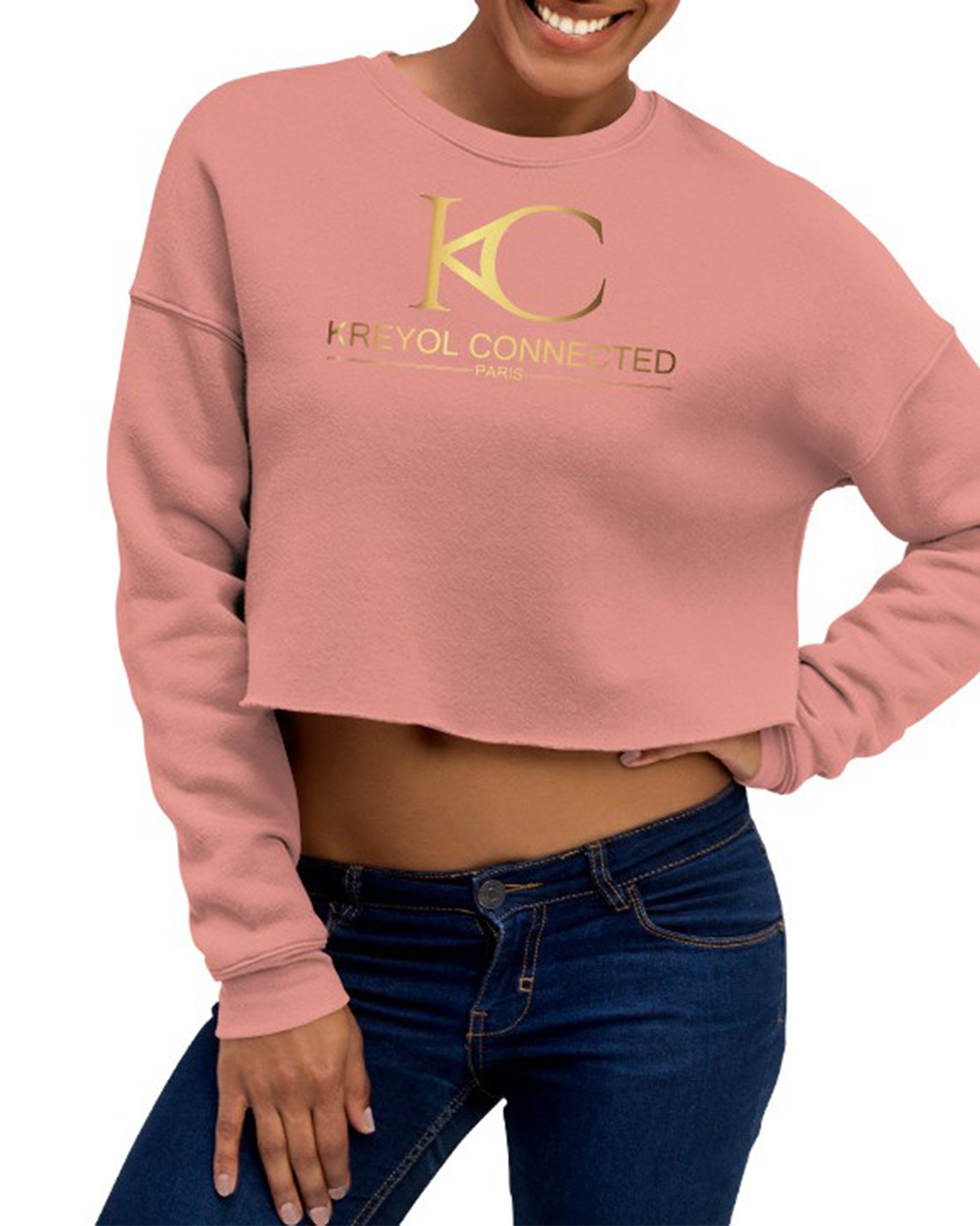 Crop Sweatshirt femme mauve - Goyave#couleur_mauve