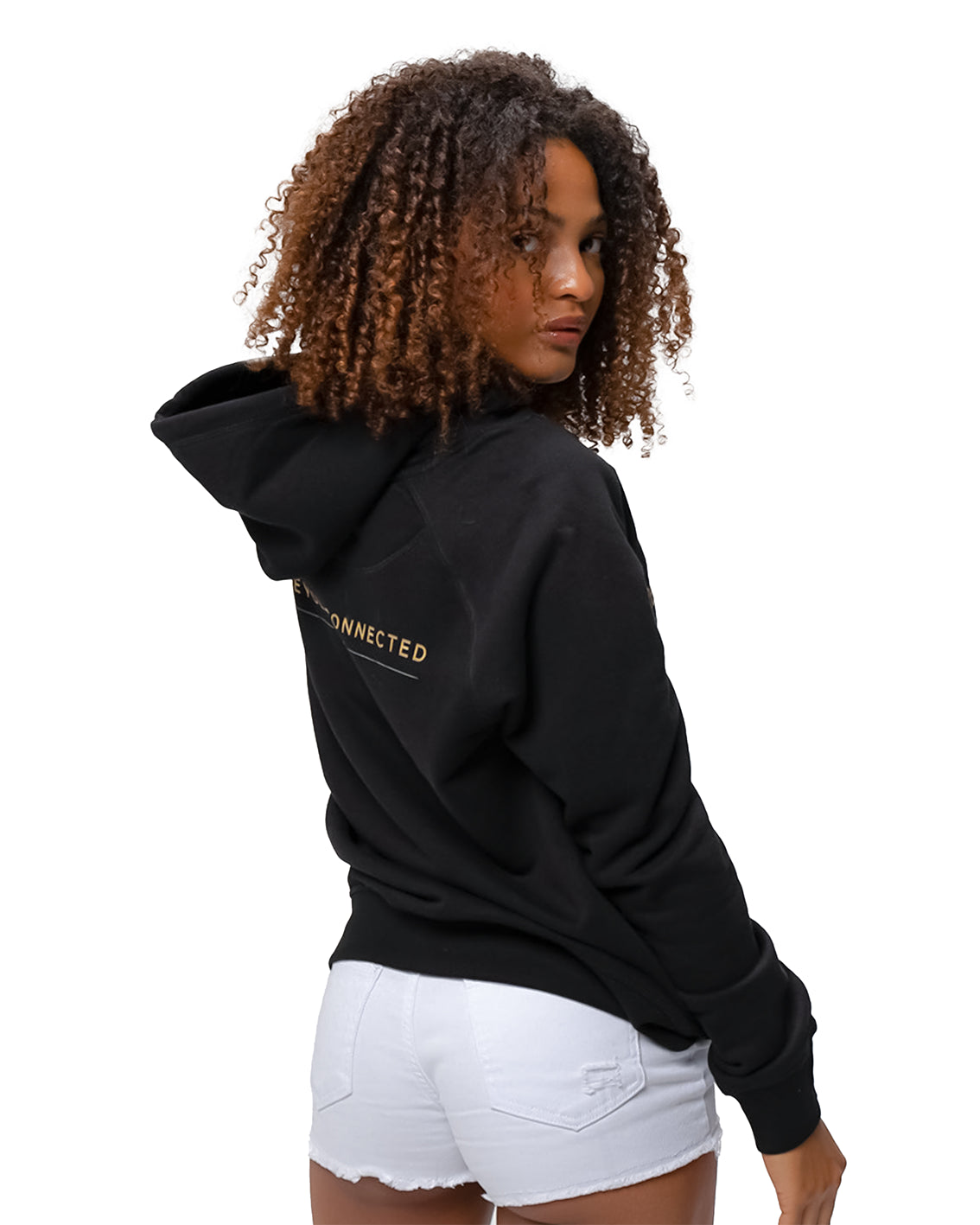 Sweat à capuche écologique Goyave#couleur_noir