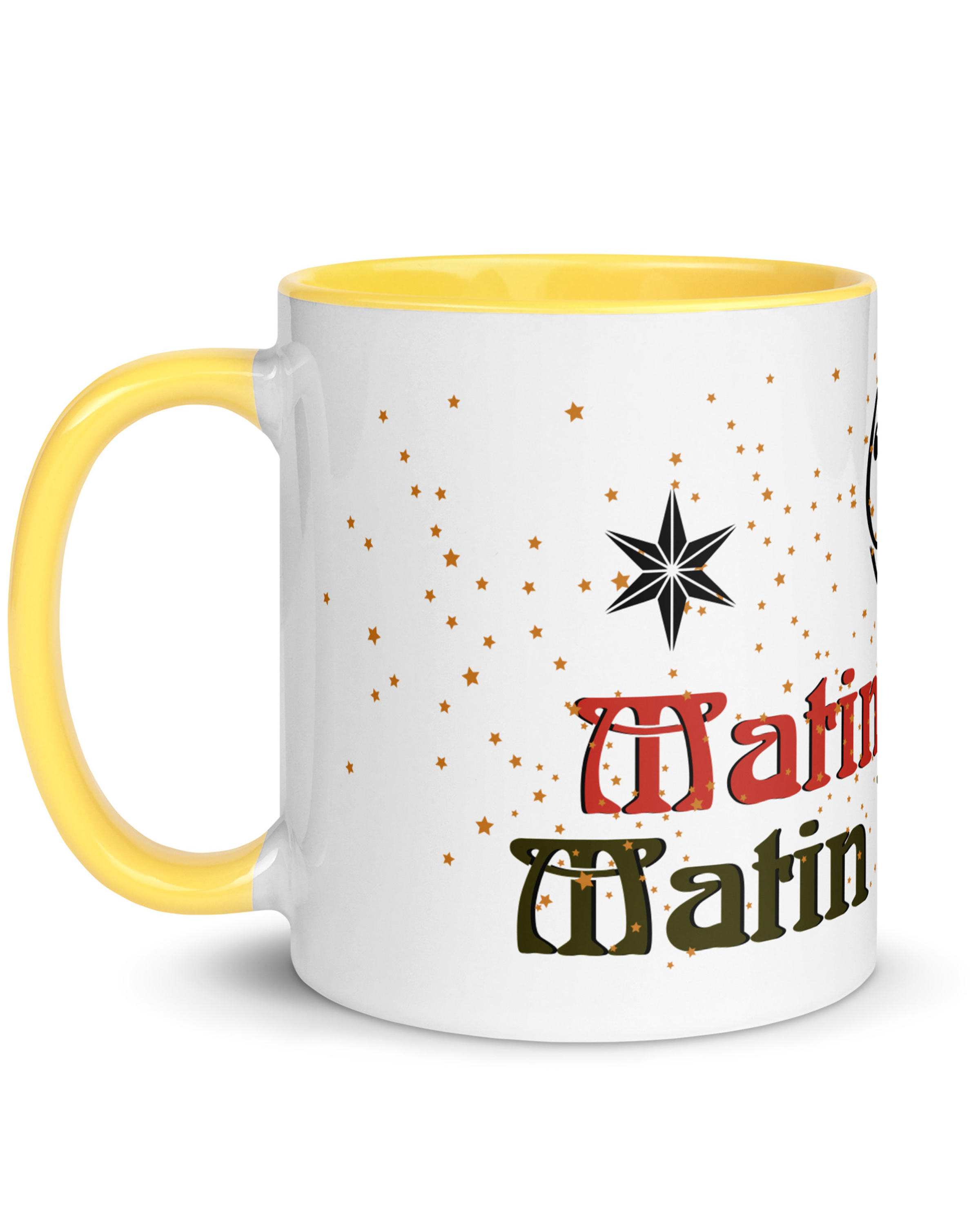 Mug en céramique couleur jaune - Taïno │ Matin Kreyol - Matin bonheur#couleur_jaune