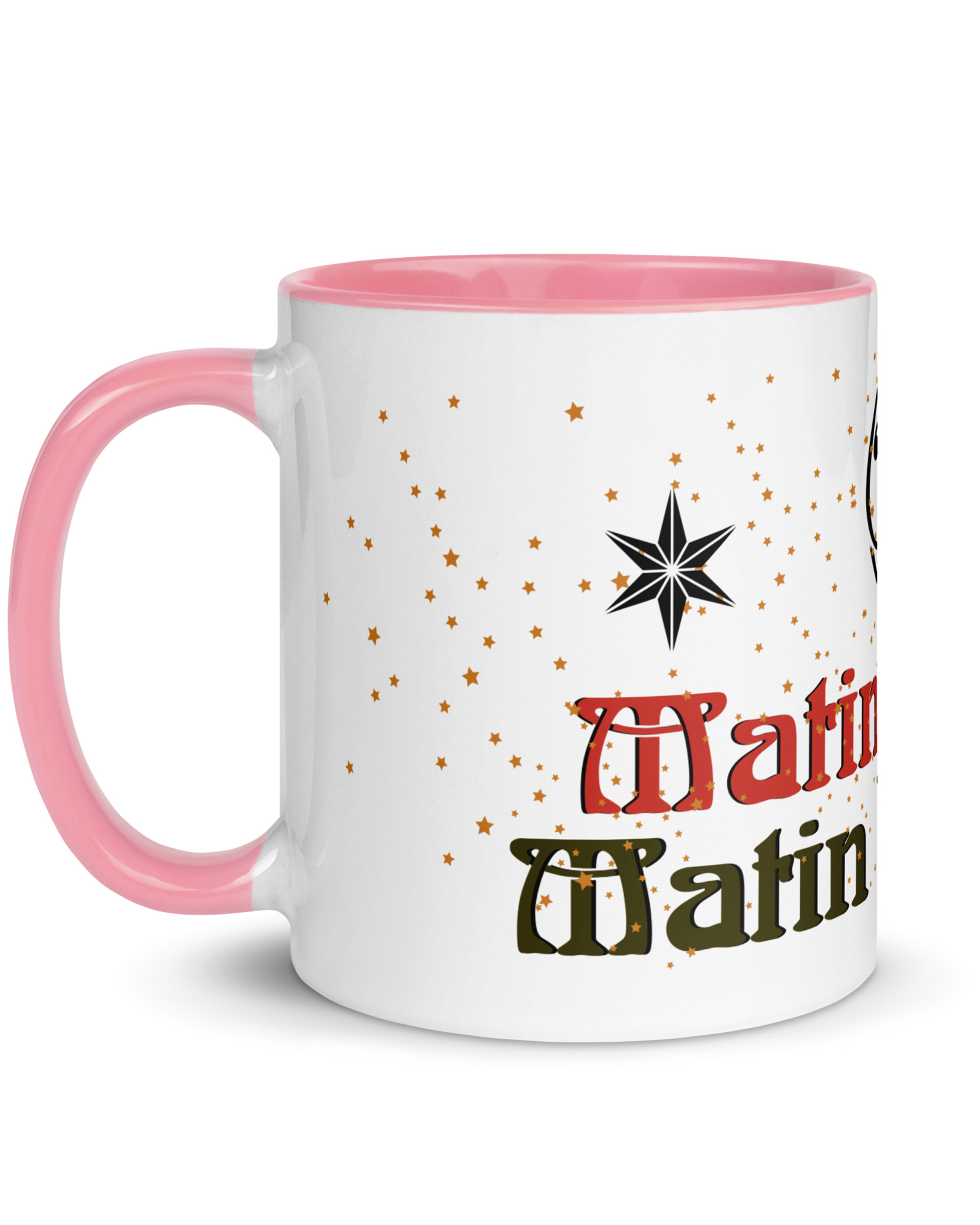 Mug en céramique couleur rose - Taïno │ Matin Kreyol - Matin bonheur#couleur_rose