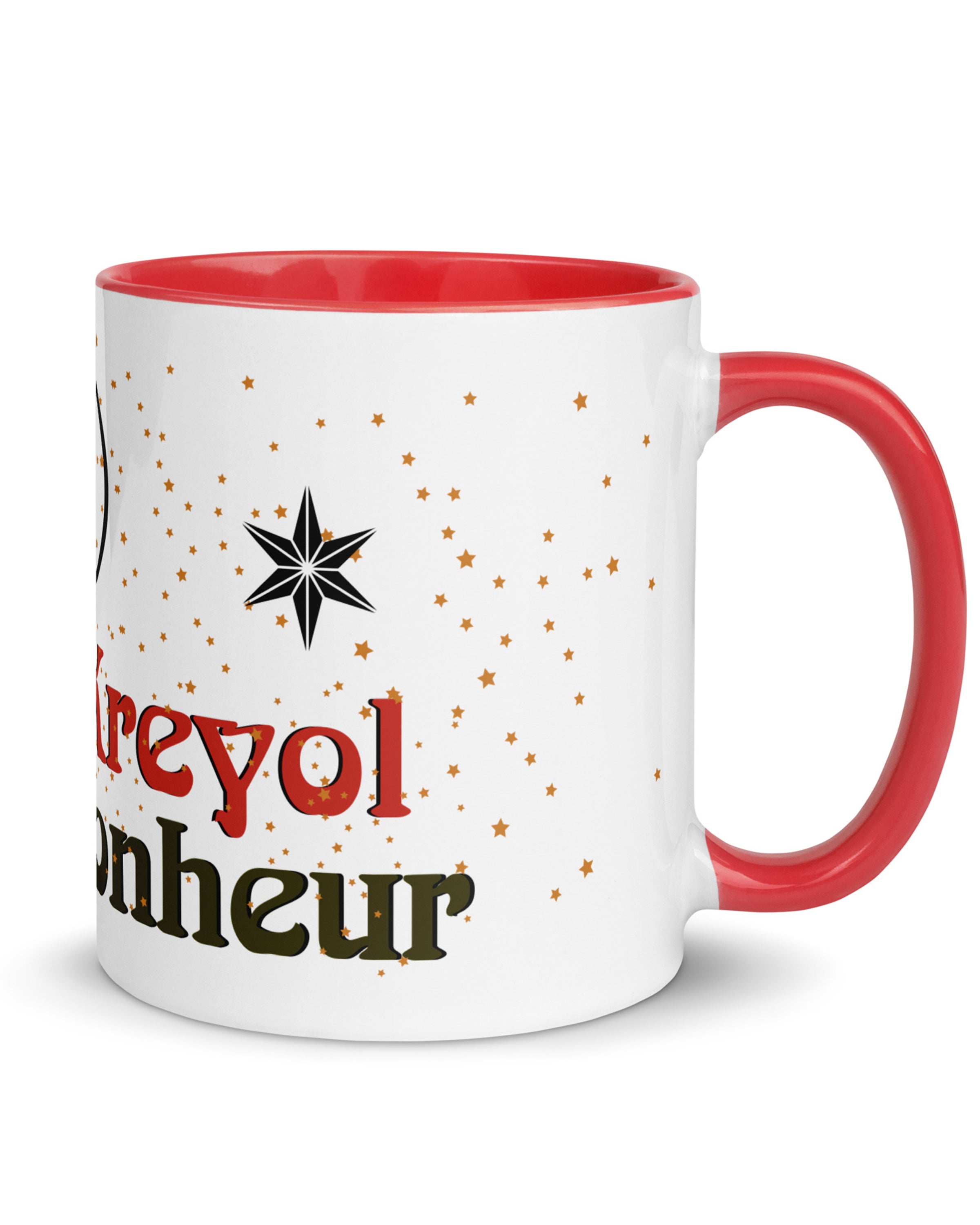 Mug en céramique couleur rouge - Taïno │ Matin Kreyol - Matin bonheur#couleur_rouge