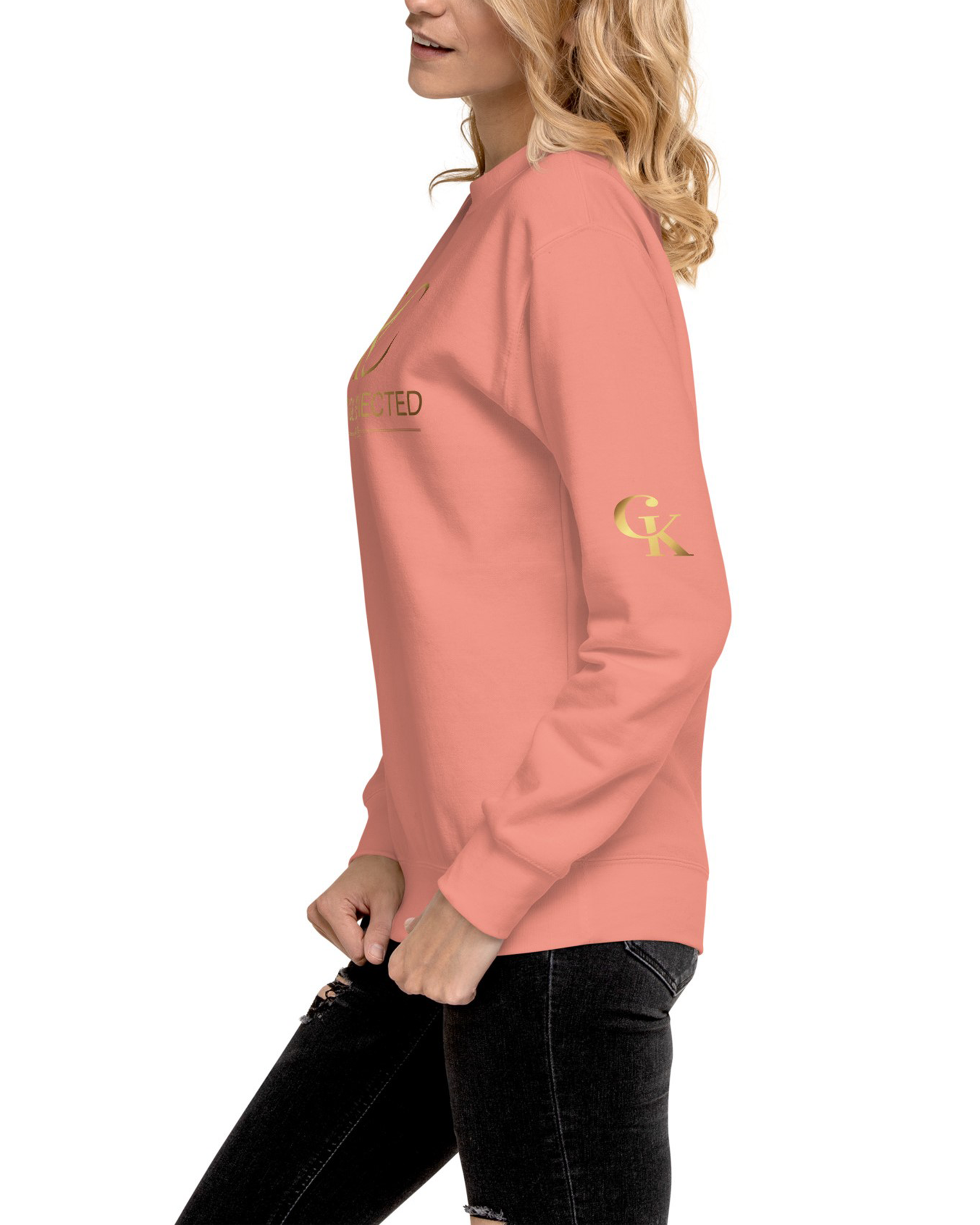 Sweat Premium en molleton unisexe dusty rose - Beausoleil#couleur_dusty rose