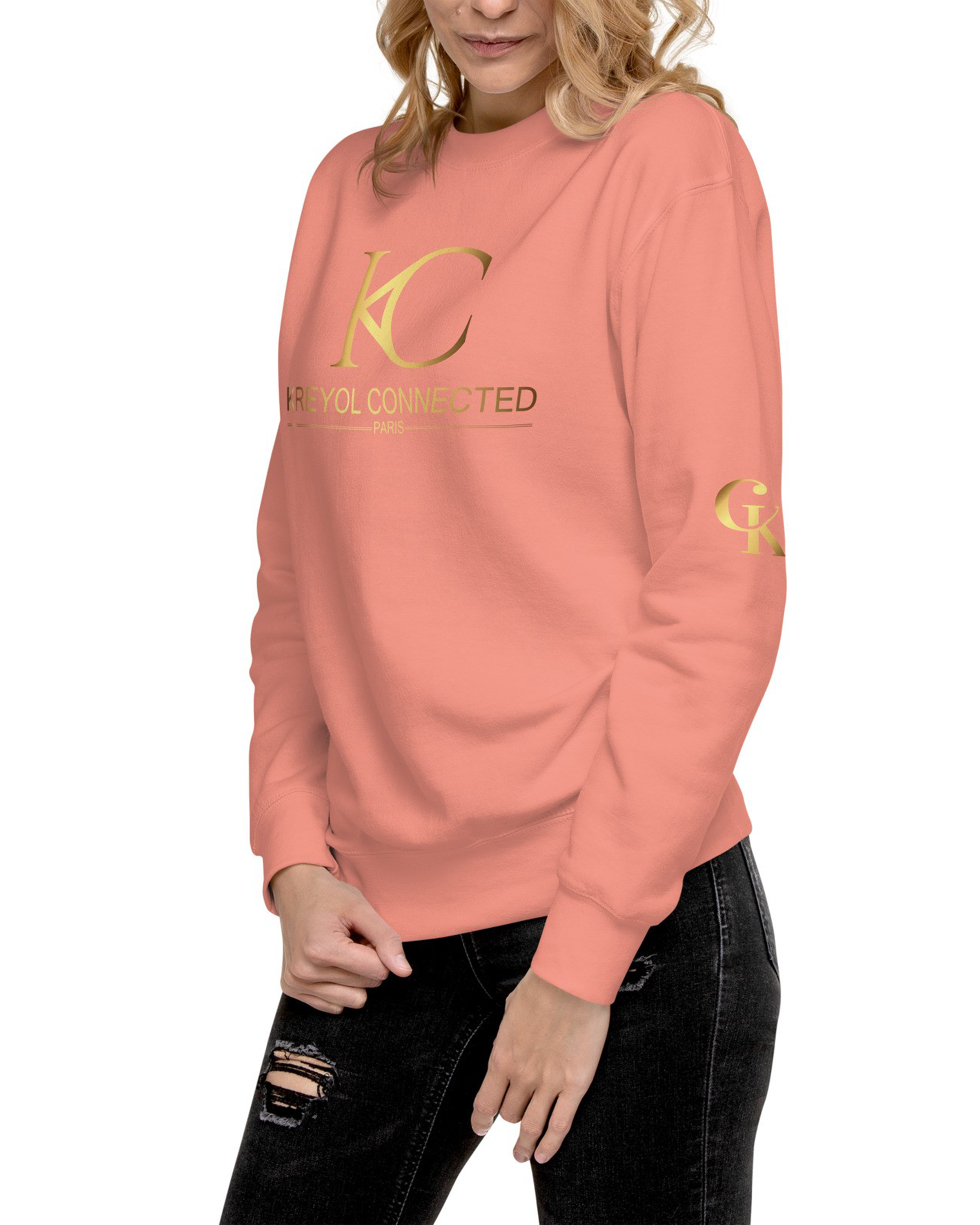 Sweat Premium en molleton unisexe dusty rose - Beausoleil#couleur_dusty rose