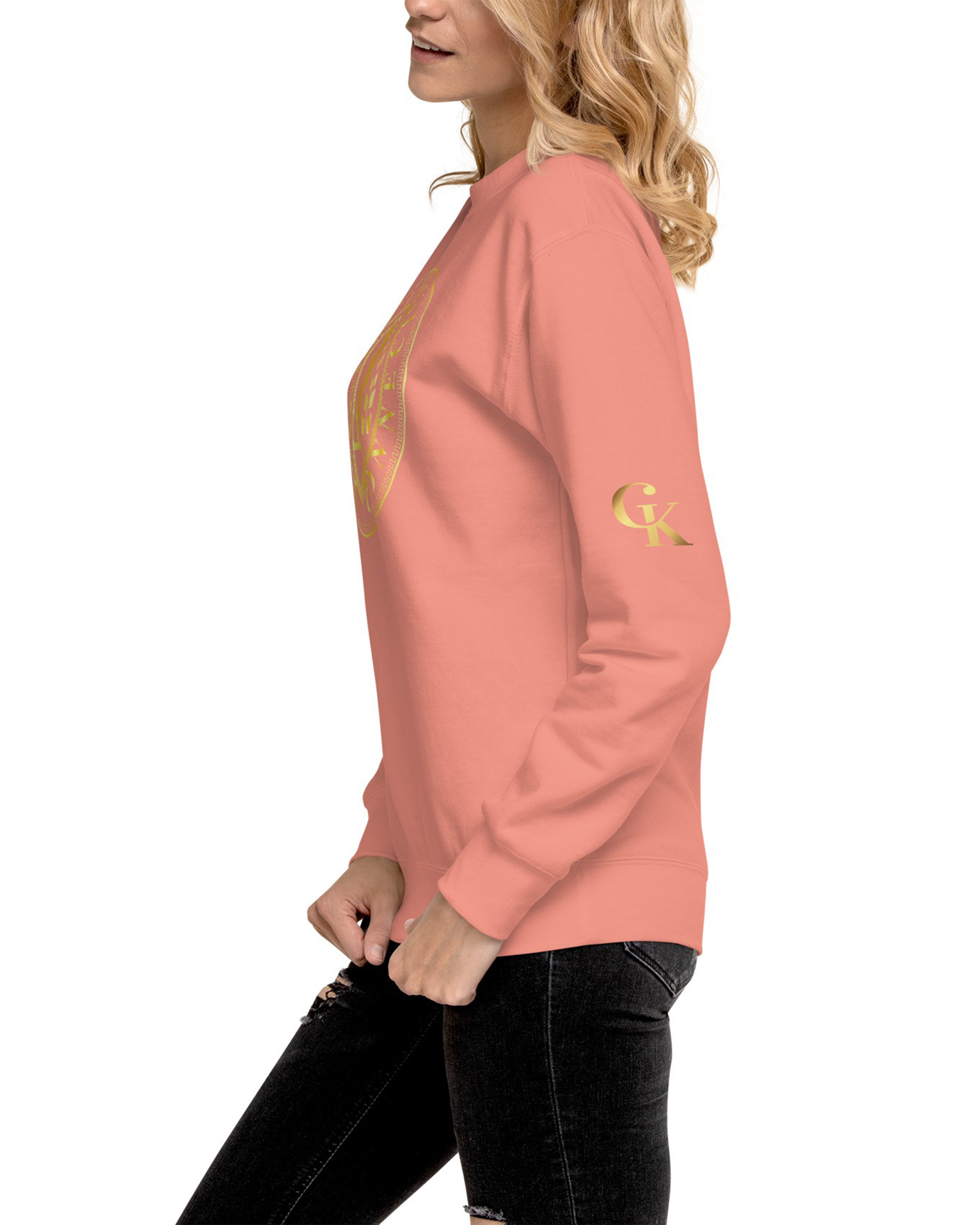 Sweat Premium en molleton unisexe dusty rose - Belline#couleur_dusty rose