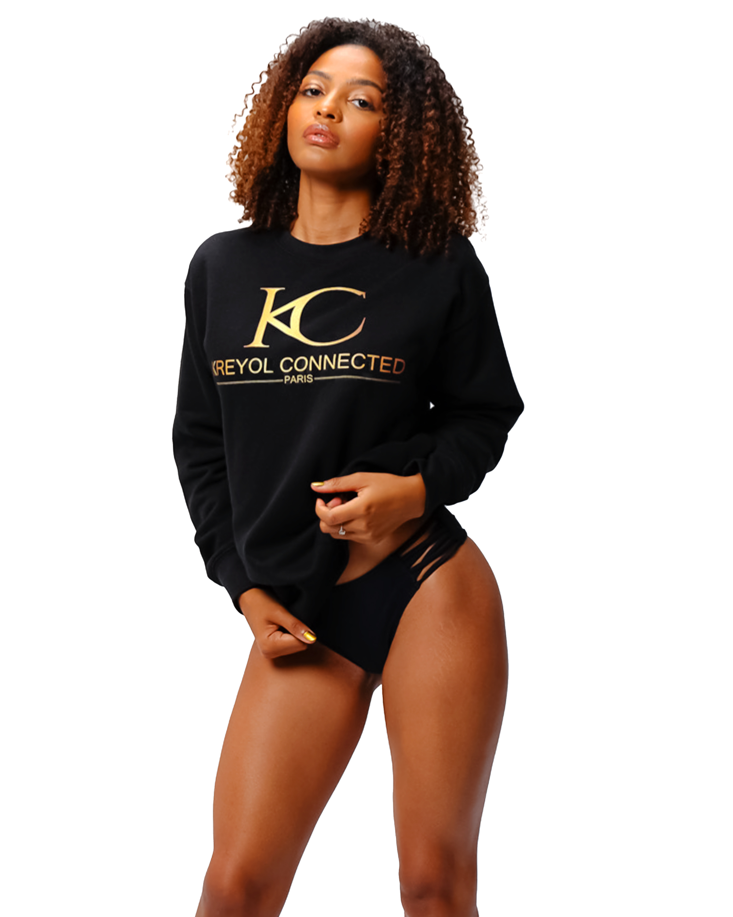 Sweat Premium en molleton unisexe noir - Beausoleil#couleur_noir