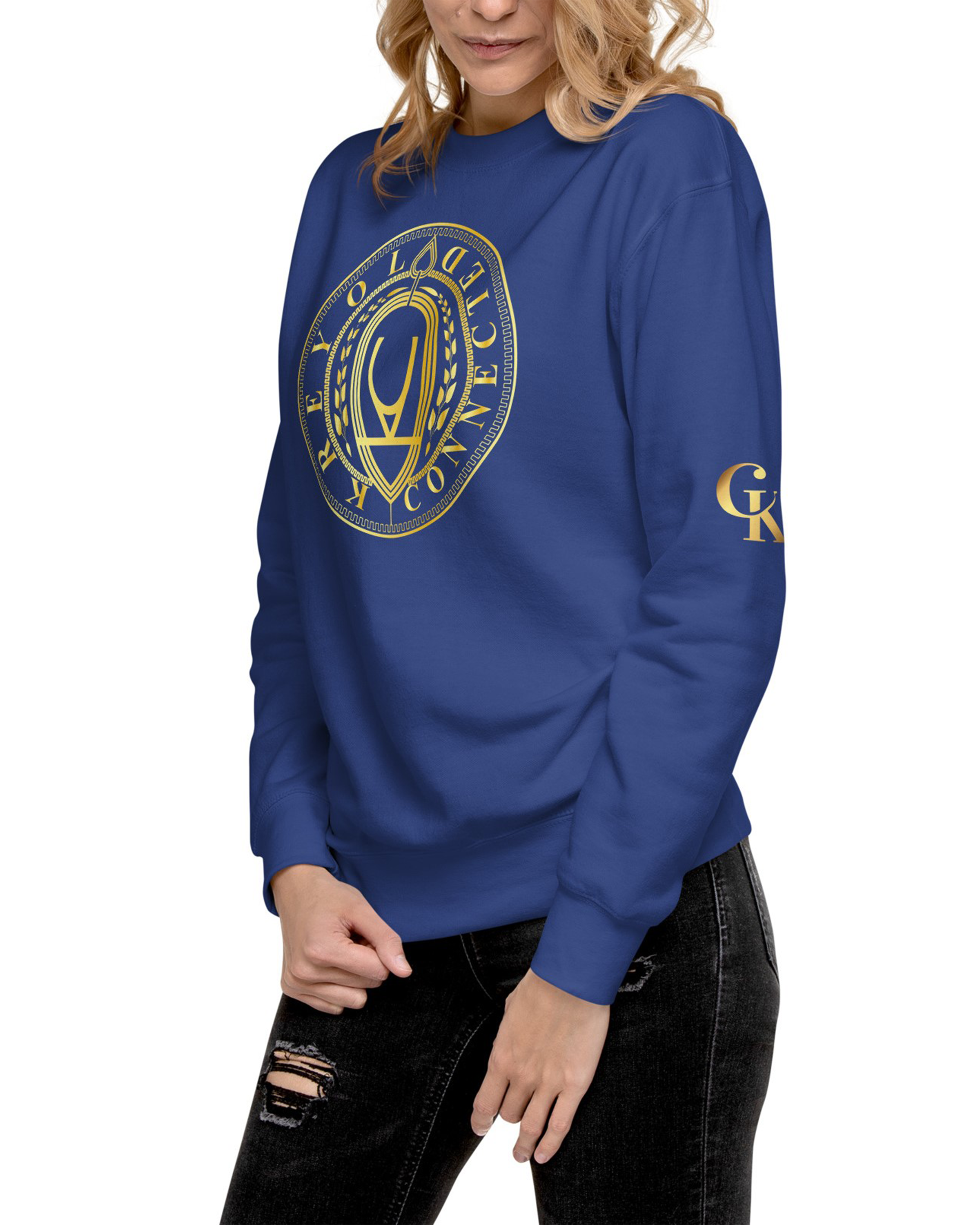 Sweat Premium en molleton unisexe team royal - Belline#couleur_team royal