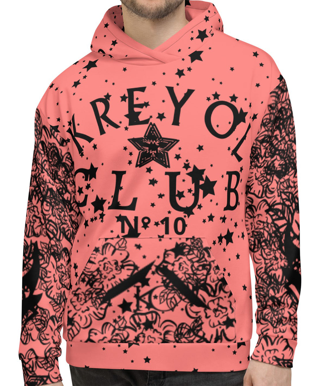 Sweat à capuche Deluxe Rose-belle Homme#style_rose-belle