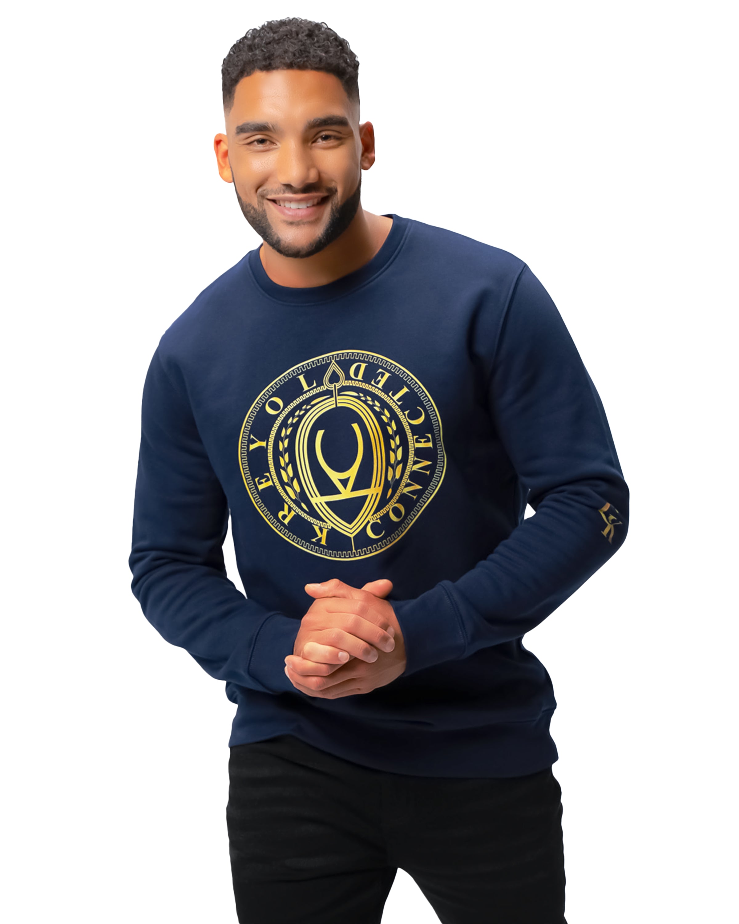 Sweat écologique unisexe french navy - Bellevue#couleur_french navy