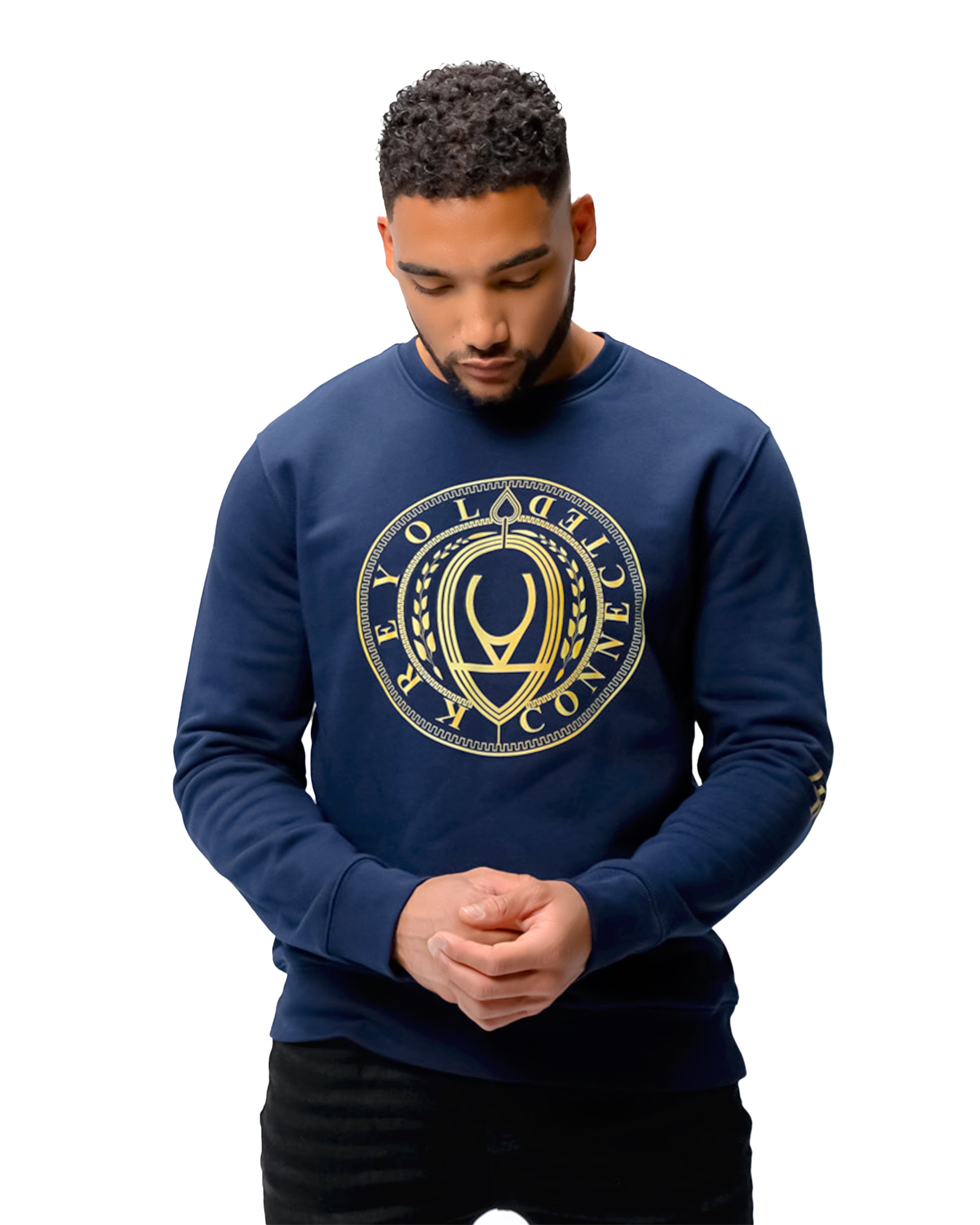 Sweat écologique unisexe french navy - Bellevue#couleur_french navy