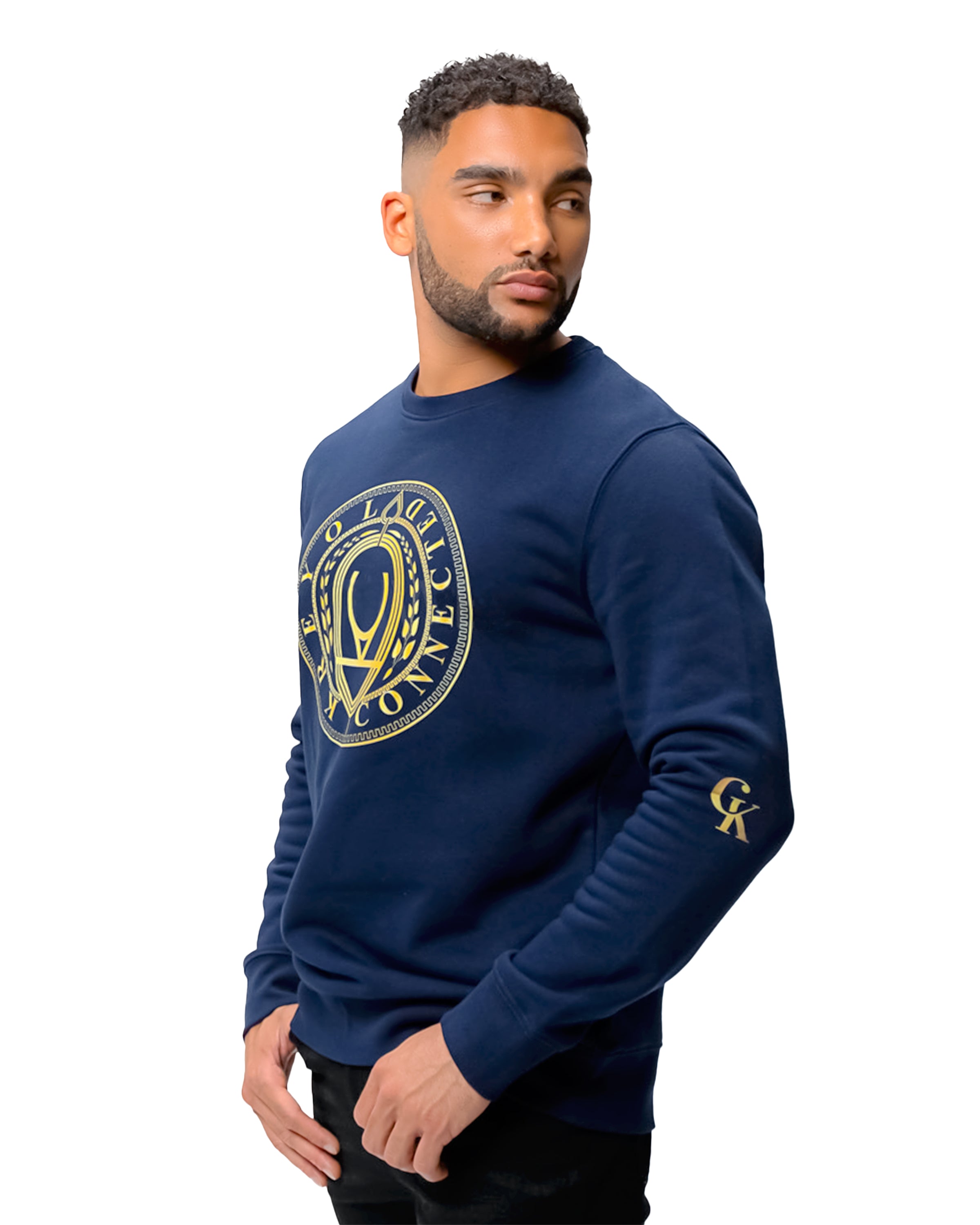 Sweat écologique unisexe french navy - Bellevue#couleur_french navy