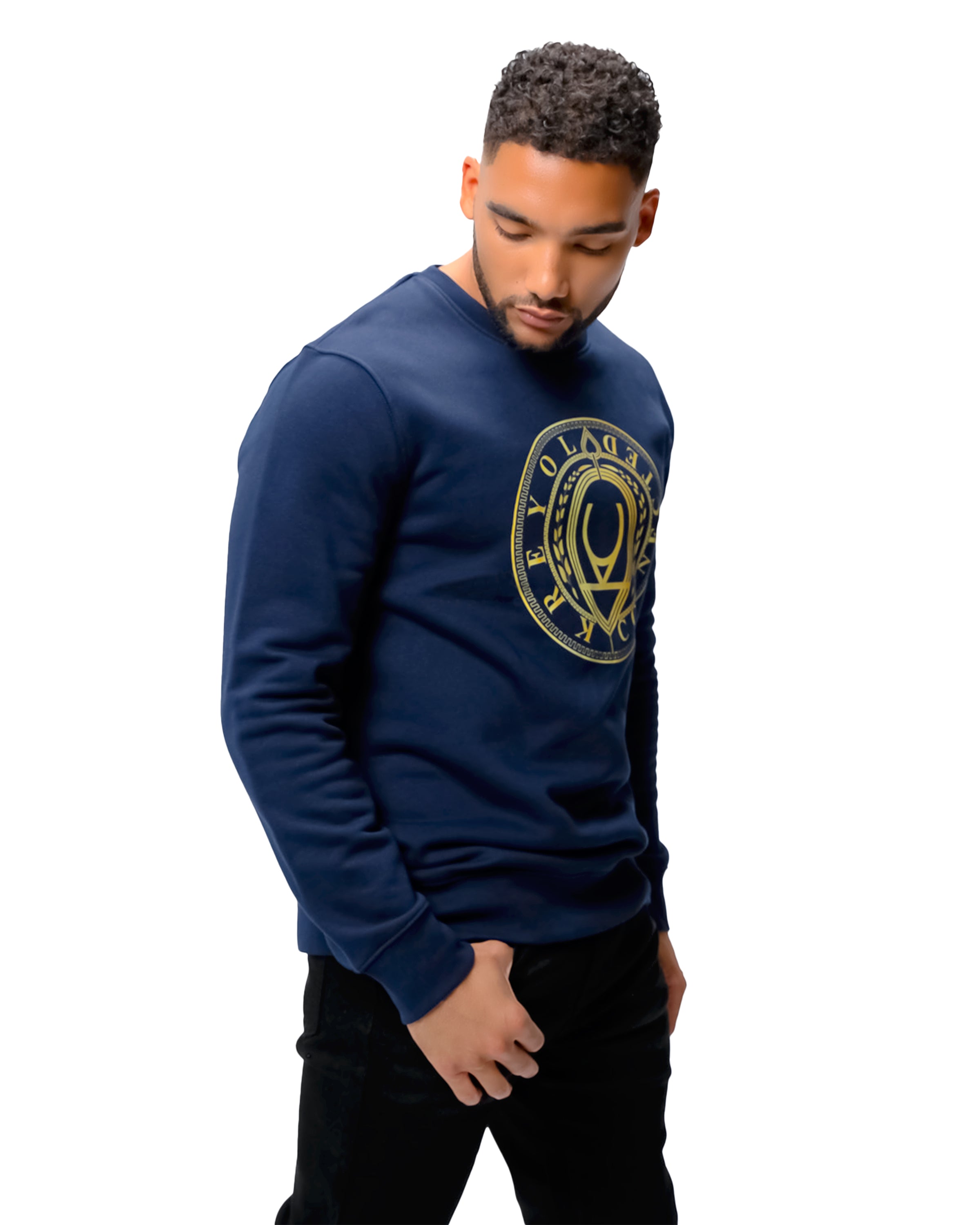 Sweat écologique unisexe french navy - Bellevue#couleur_french navy