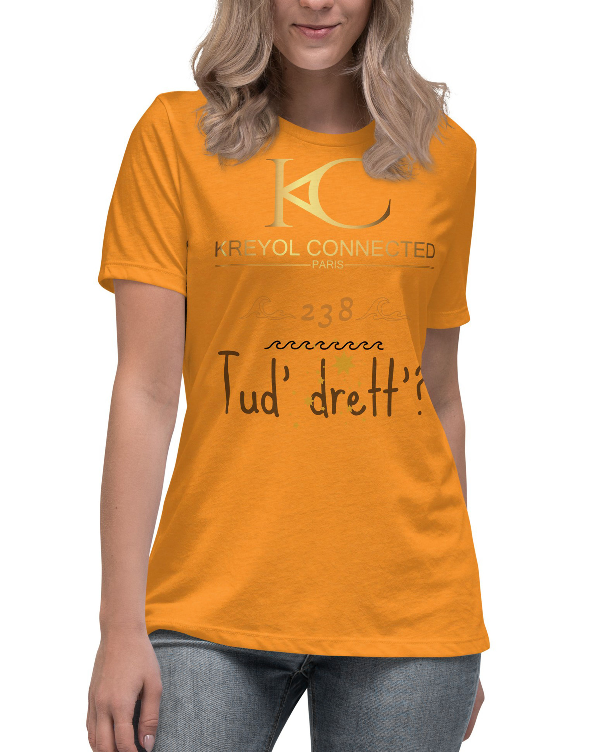 T-shirt Décontracté Femme - Cabo verde#couleur_heather marmalade