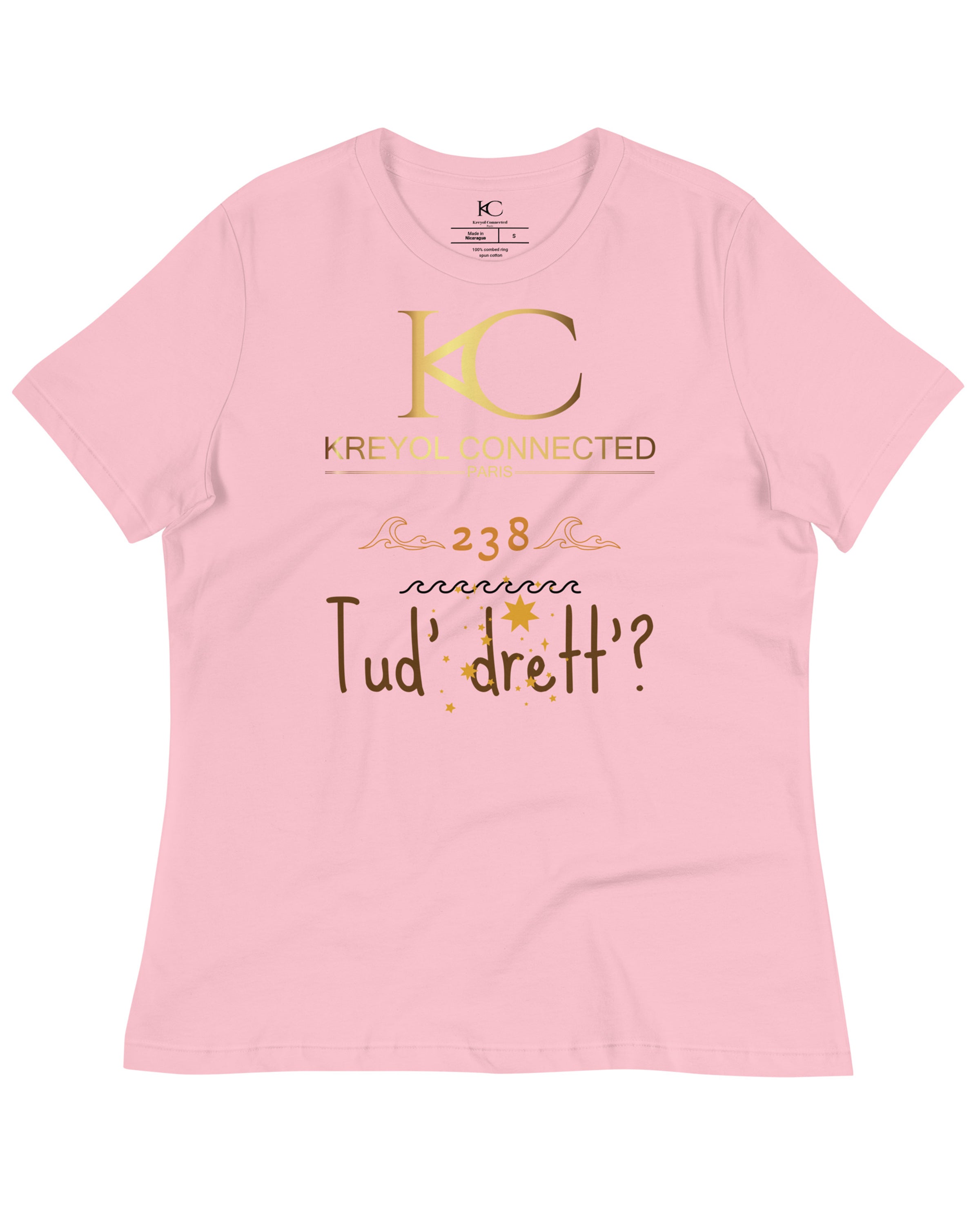 T-shirt Décontracté Femme - Cabo verde#couleur_rose