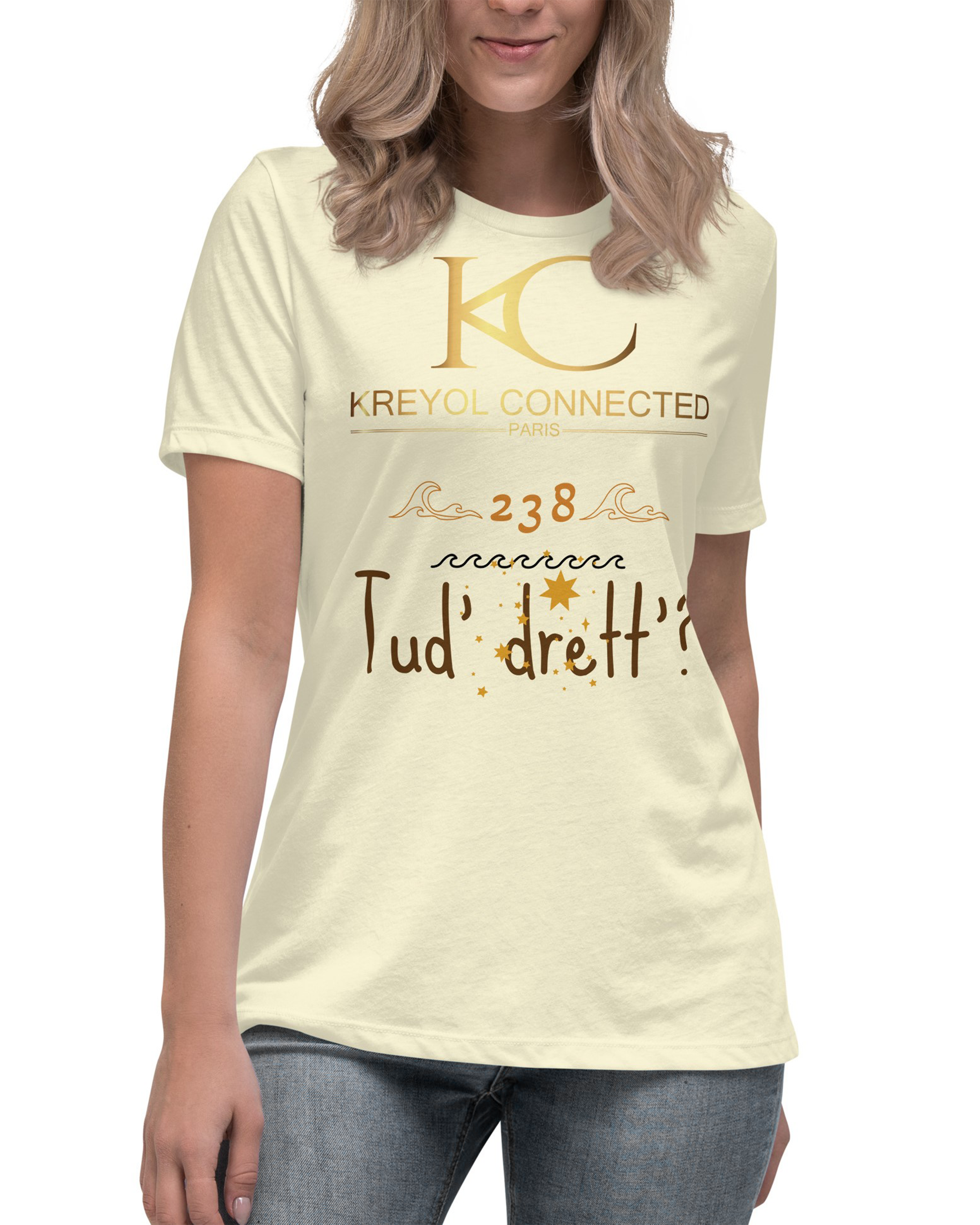 T-shirt Décontracté Femme - Cabo verde#couleur_citron