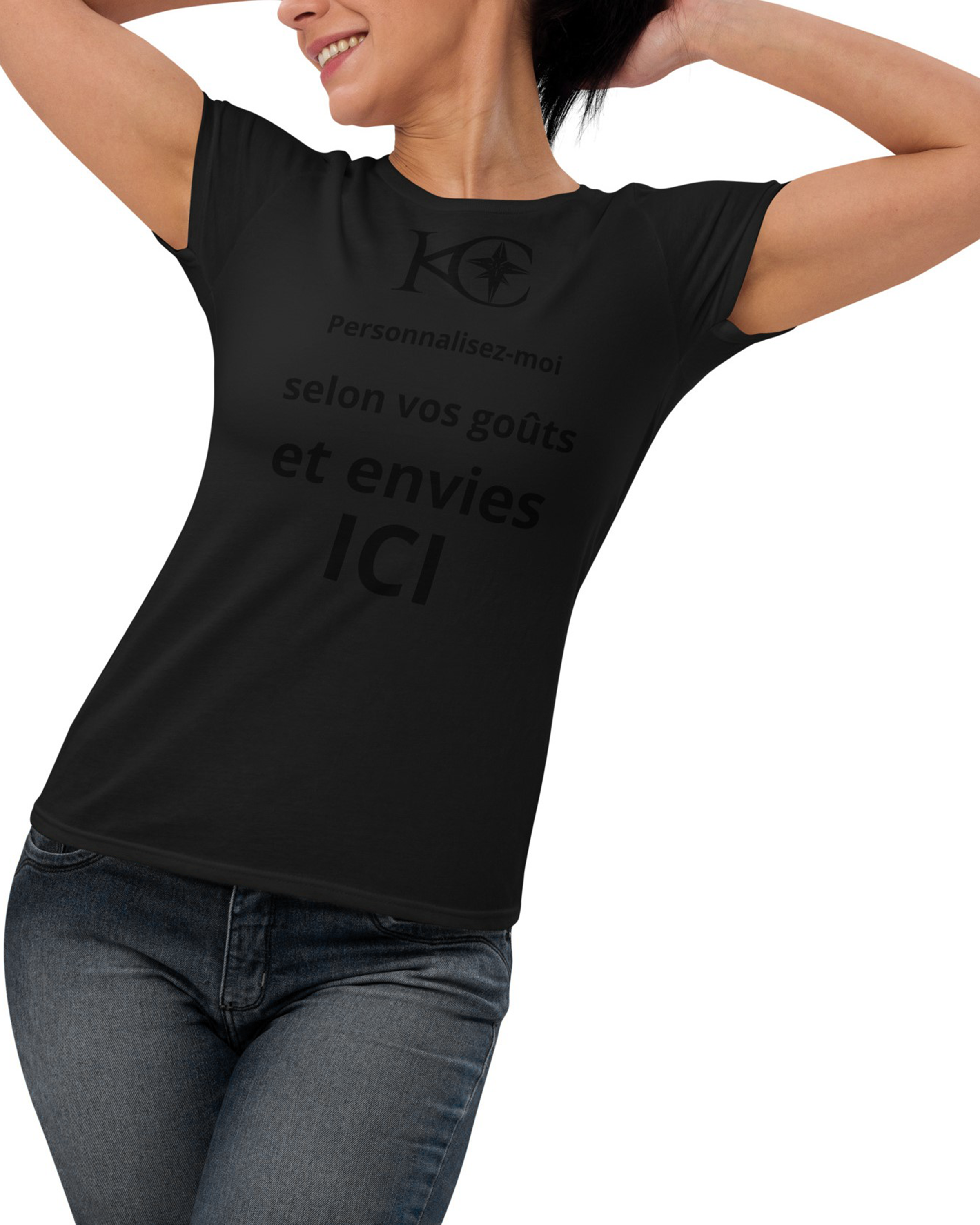 T-shirt ajusté femme - Turgeau - Personnalisable