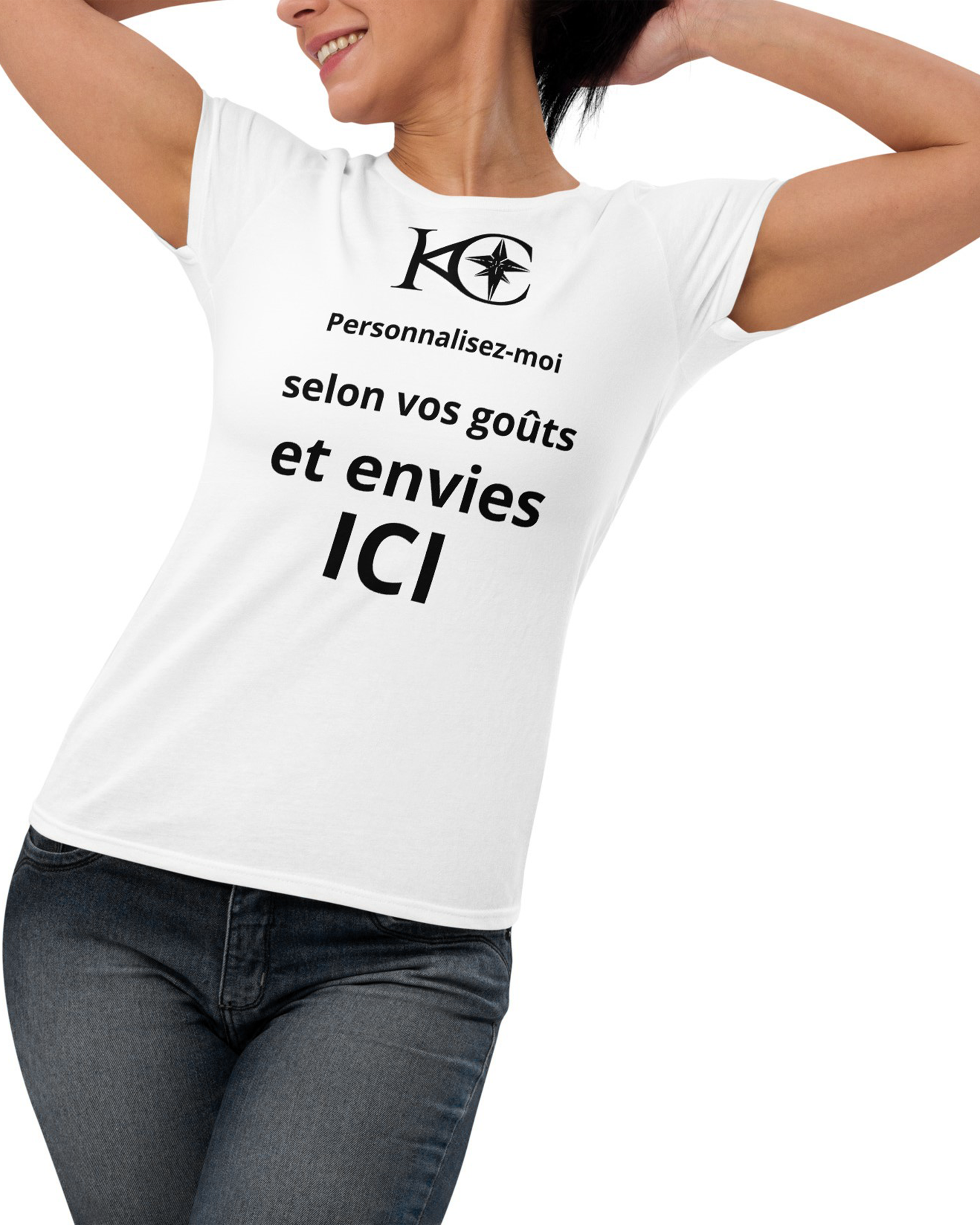 T-shirt ajusté femme - Turgeau - Personnalisable