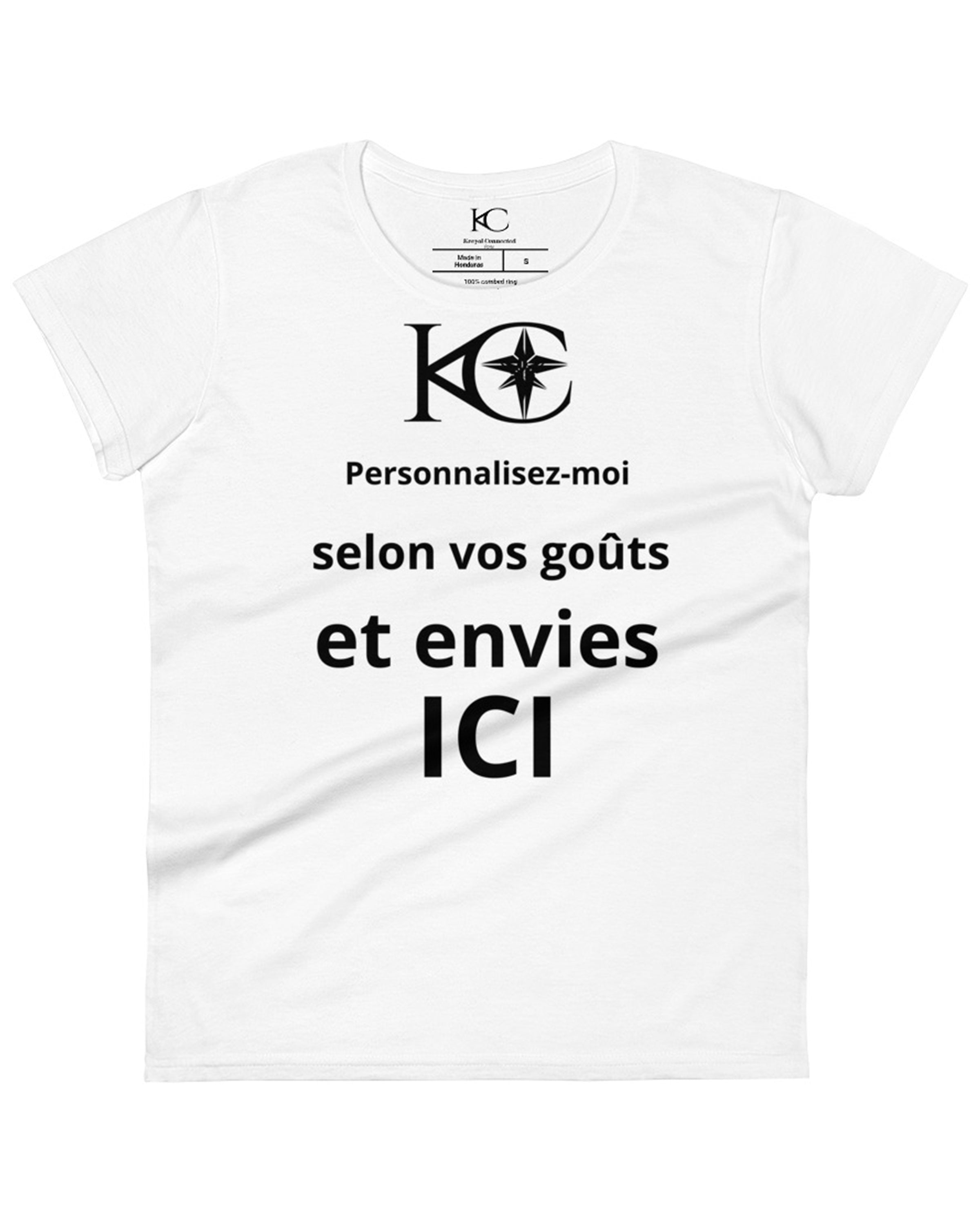 T-shirt ajusté femme - Turgeau - Personnalisable