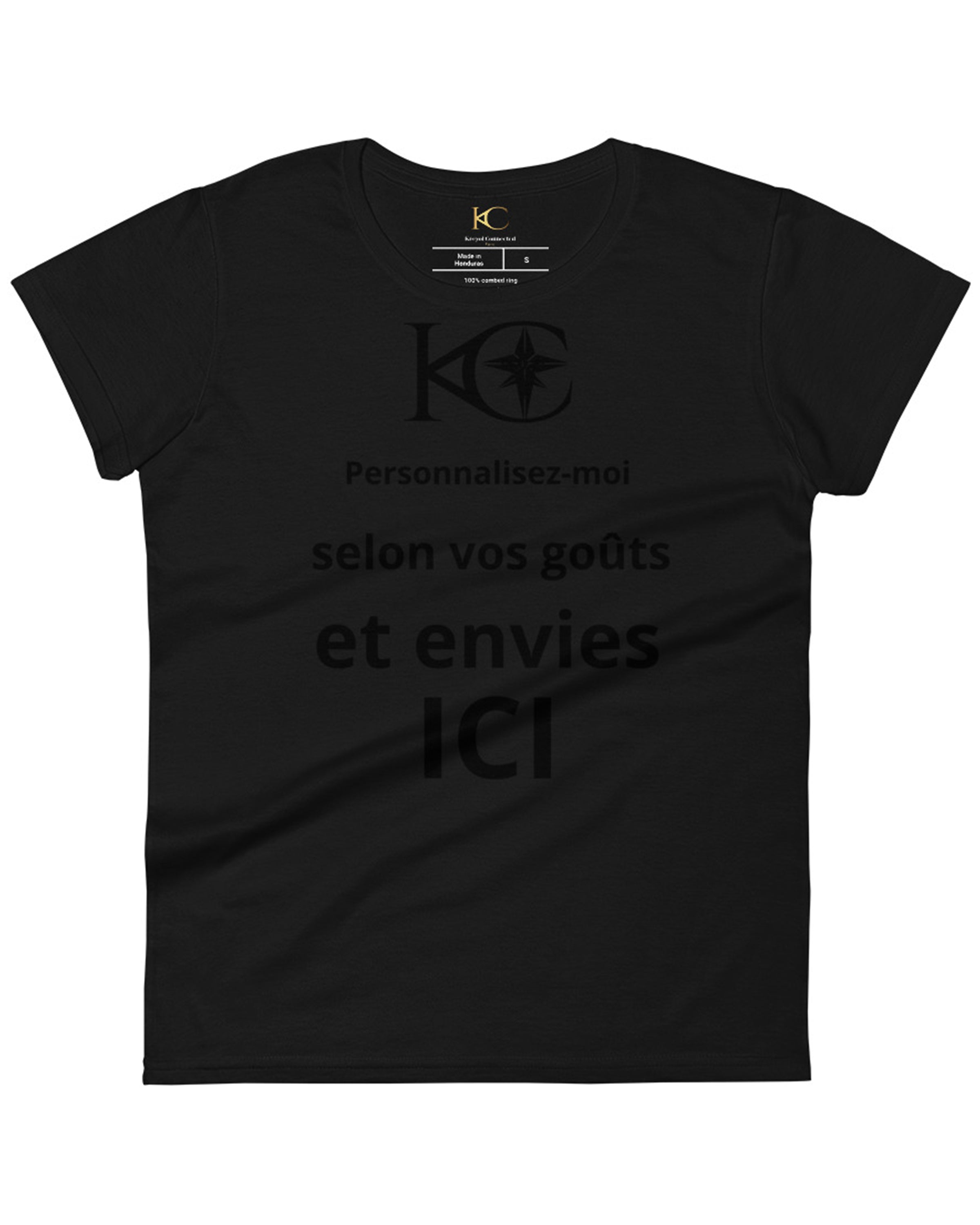 T-shirt ajusté femme - Turgeau - Personnalisable