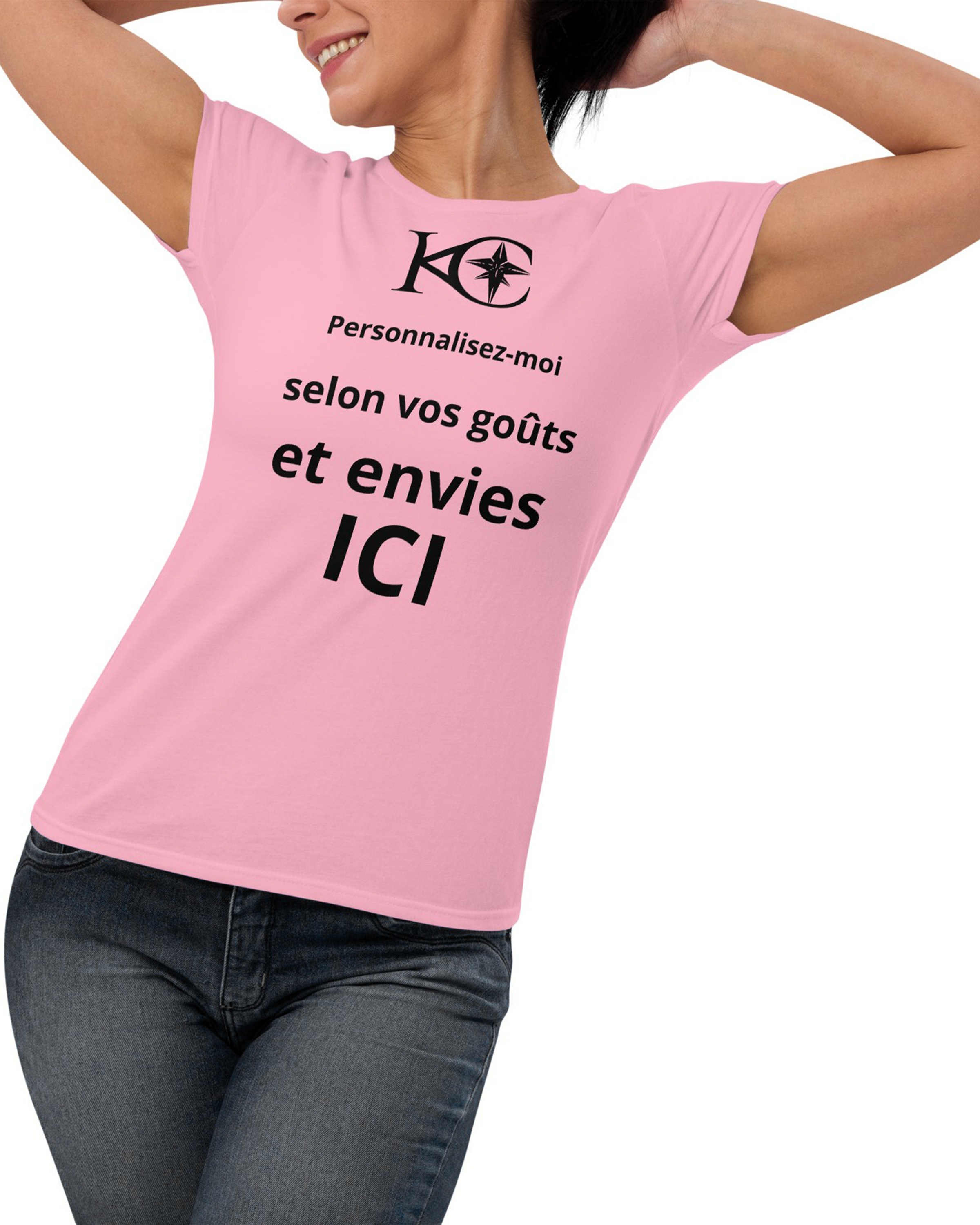 T-shirt ajusté femme - Turgeau - Personnalisable