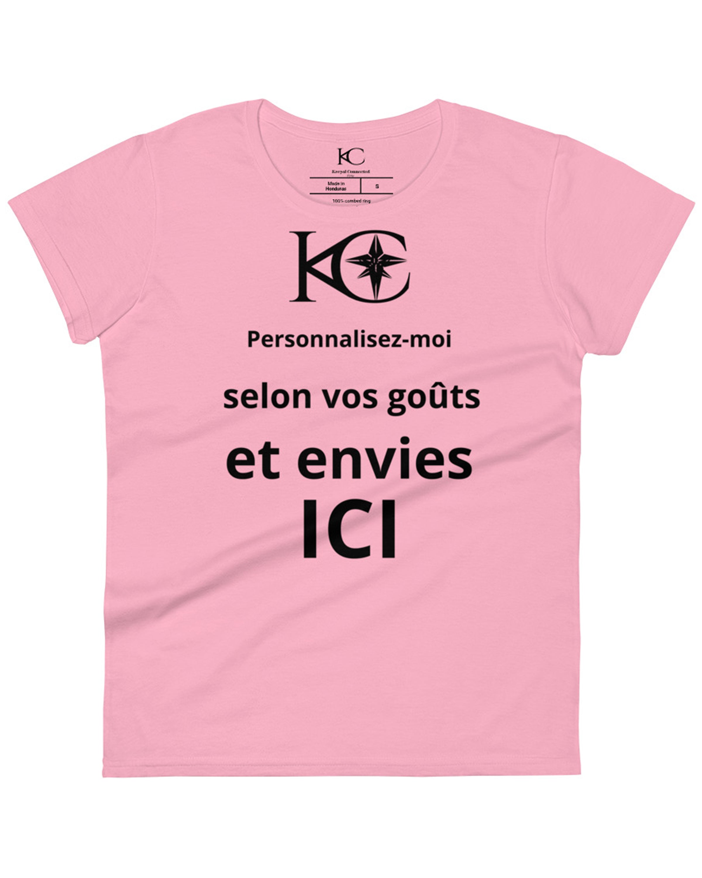 T-shirt ajusté femme - Turgeau - Personnalisable