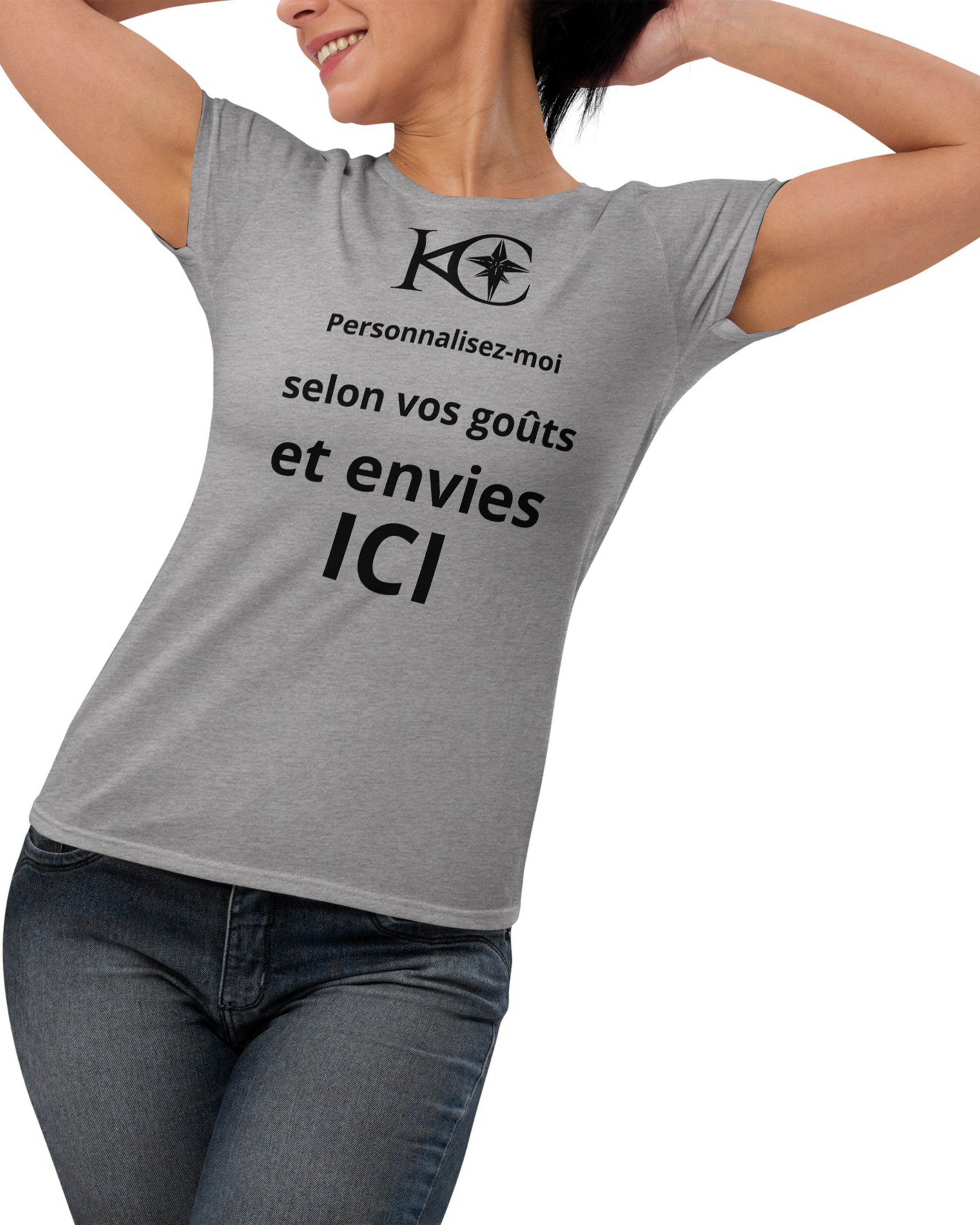 T-shirt ajusté femme - Turgeau - Personnalisable